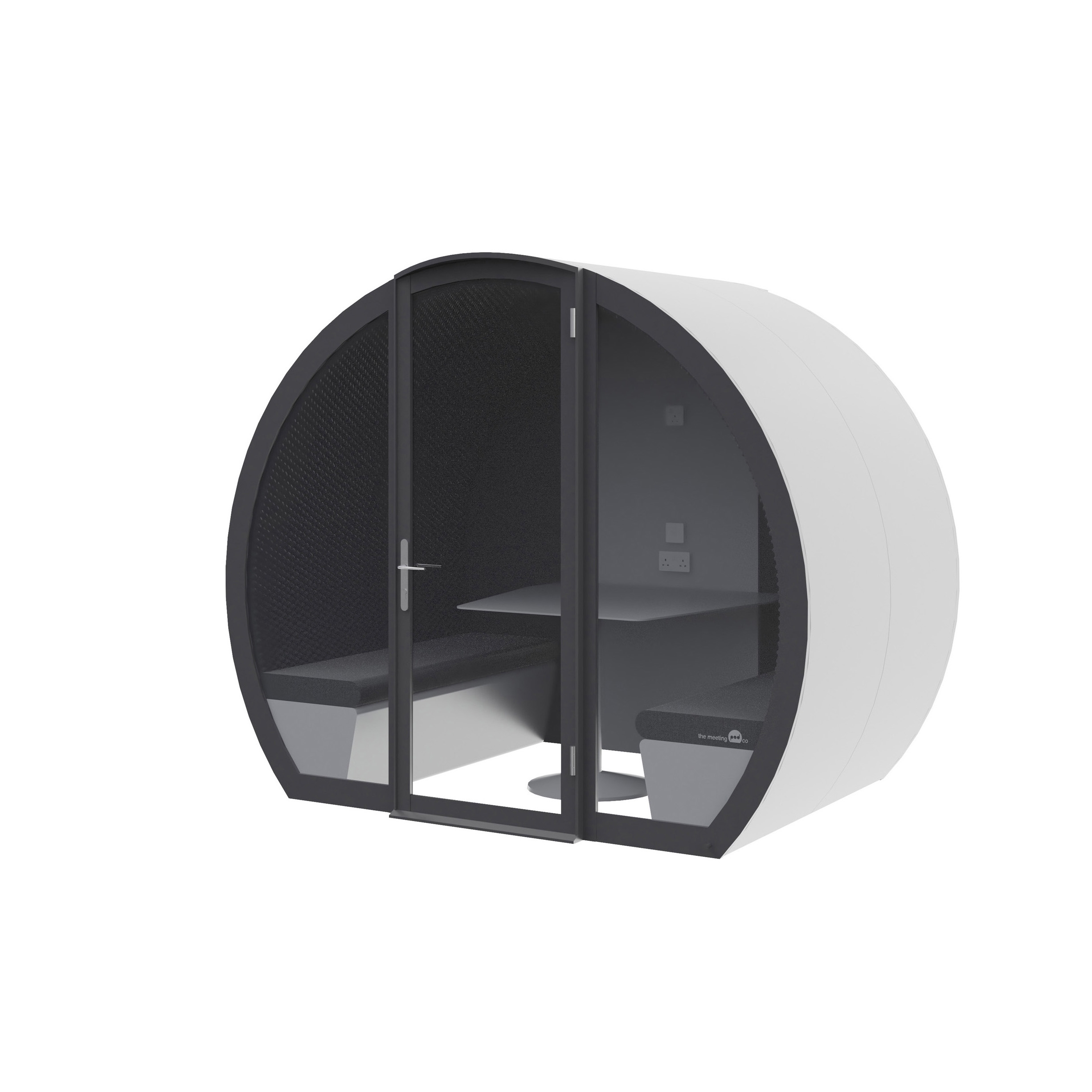 Mostra il prodotto 4 Person Fully Enclosed Meeting Pod with Acoustic Back Panel del produttore The Meeting Pod