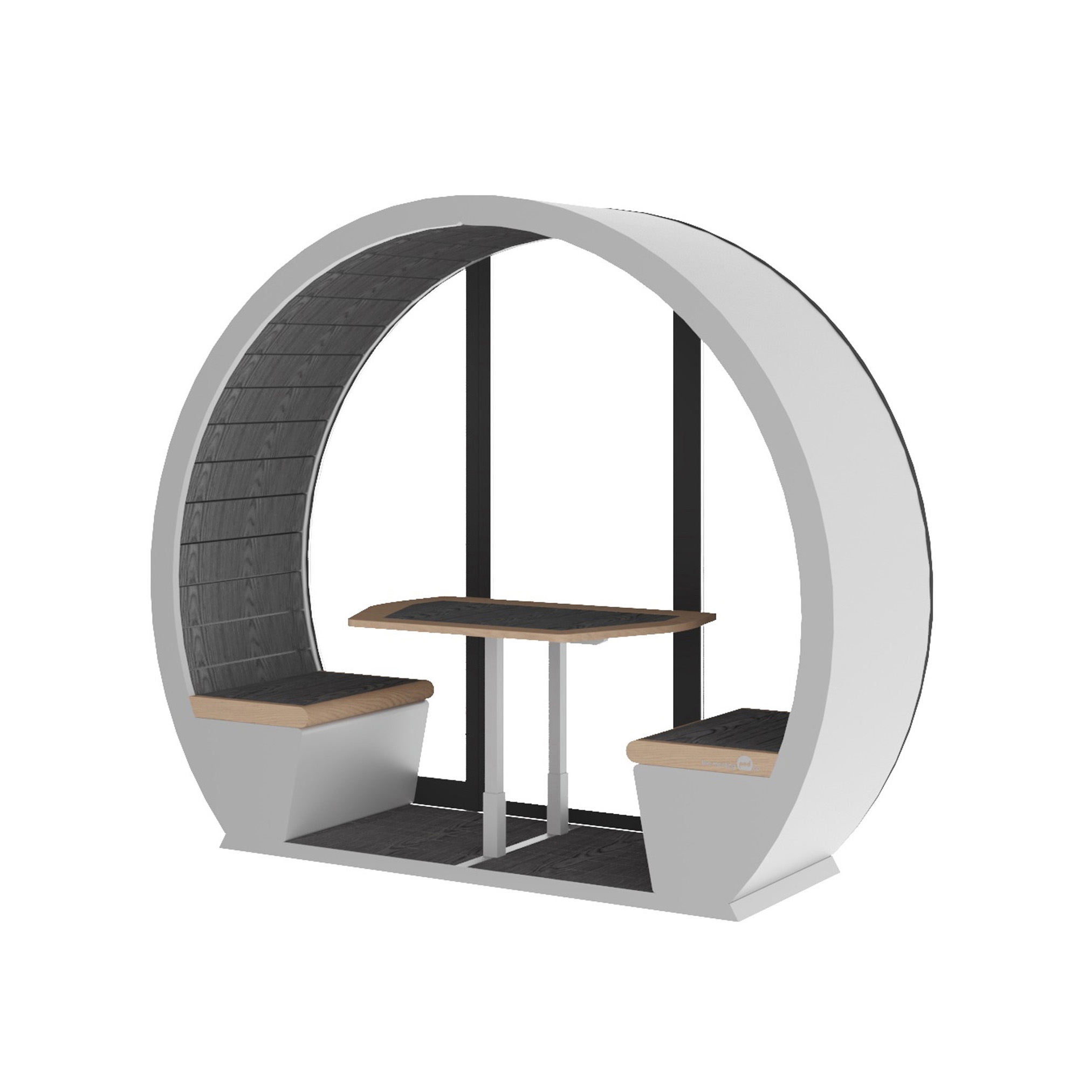 Mostra il prodotto 2 Person Part Enclosed Outdoor Pod del produttore The Meeting Pod