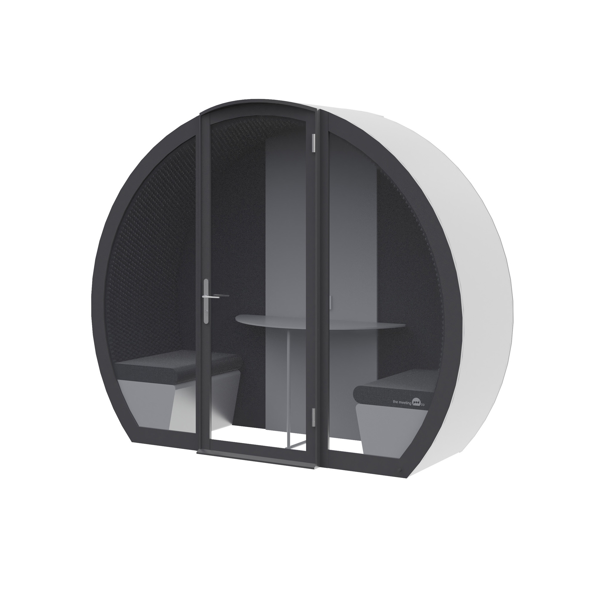 Mostra il prodotto 2 Person Fully Enclosed Meeting Pod with Acoustic Back Panel del produttore The Meeting Pod