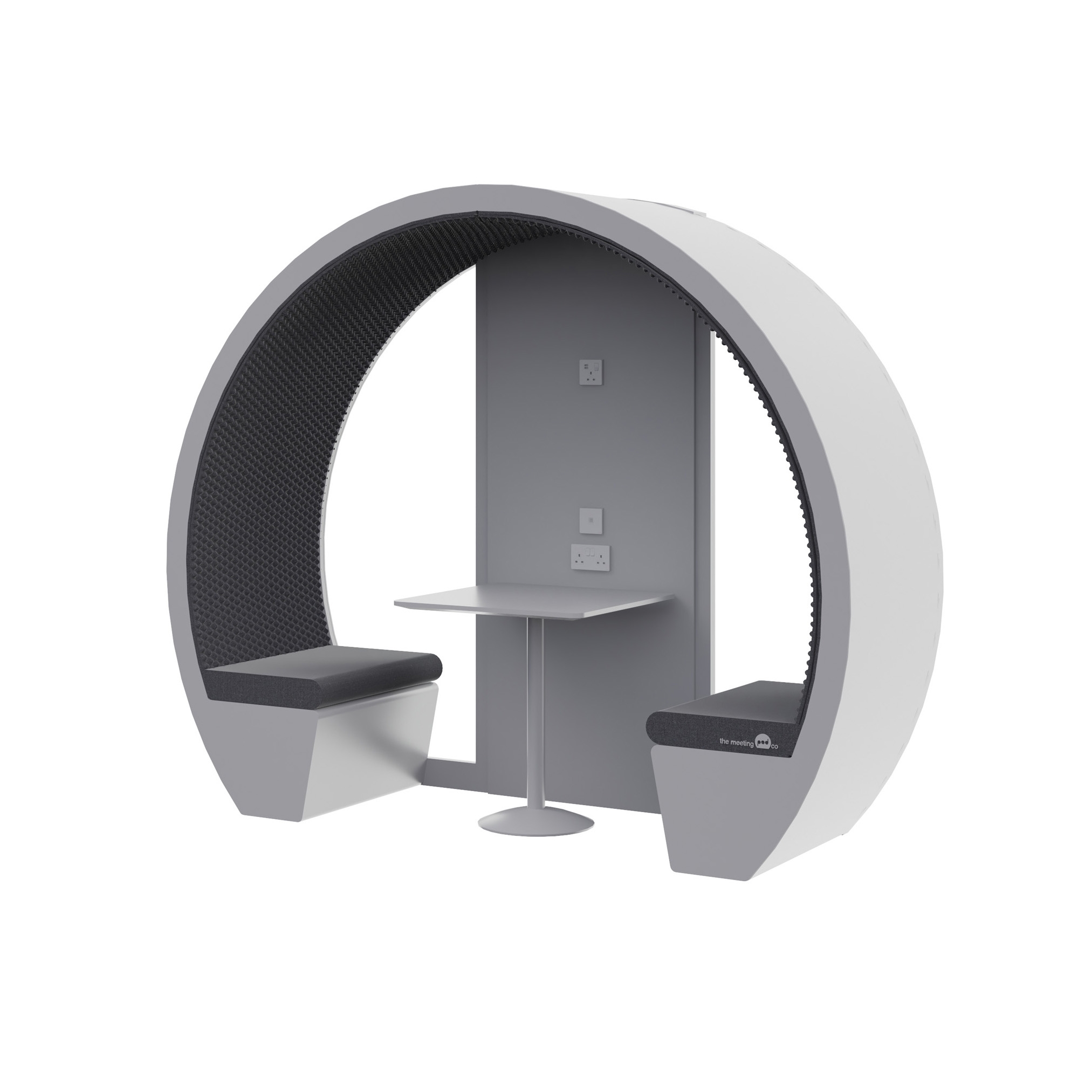 Produkt 2 Person Part Enclosed Meeting Pod with Glass Back Panel des Herstellers The Meeting Pod anzeigen