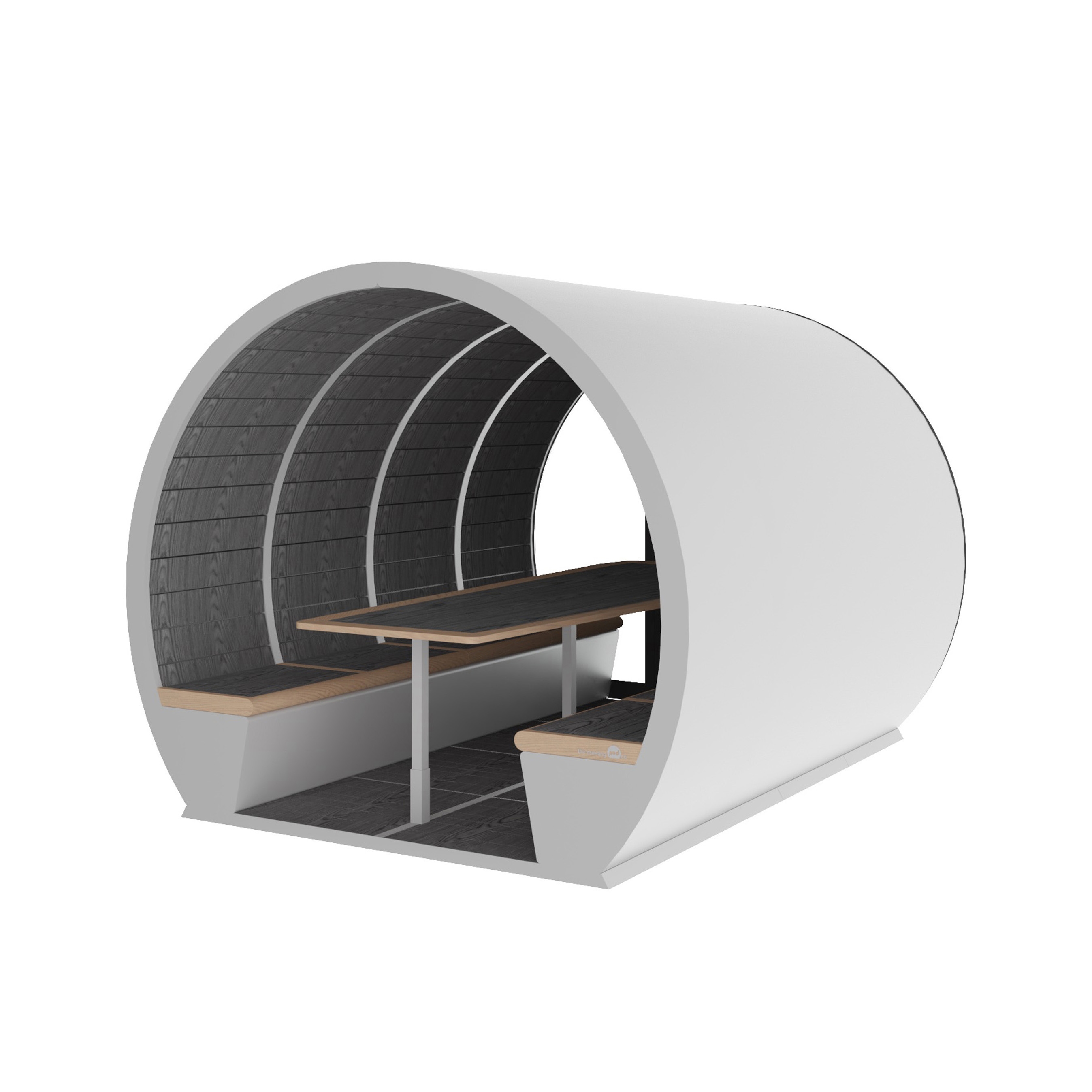 Produkt 8 Person Part Enclosed Outdoor Pod des Herstellers The Meeting Pod anzeigen