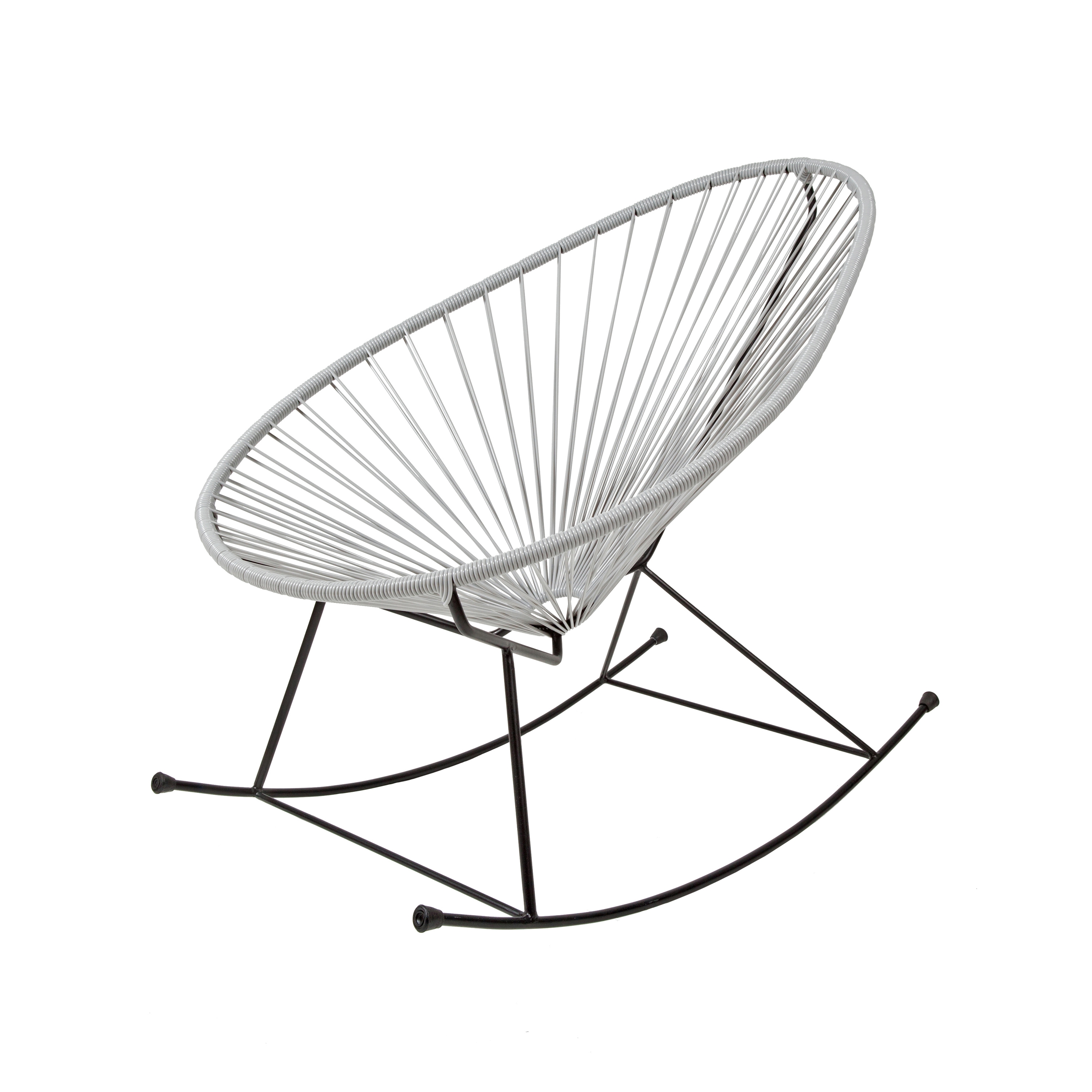 Display product Acapulco Rocking Chair Grey from manufacturer Acapulco Design