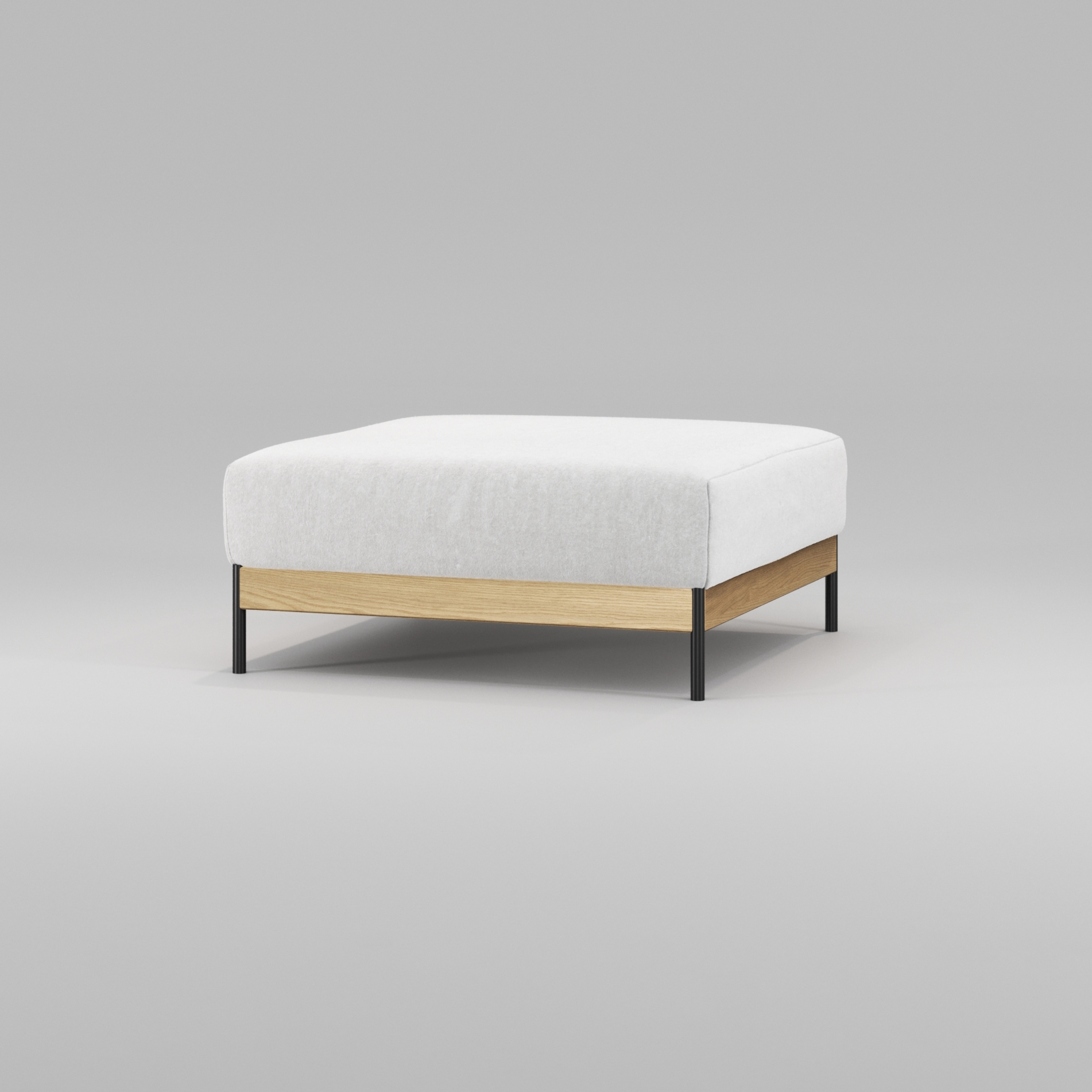 Vertoon produk Bowie Ottoman van vervaardiger Wewood