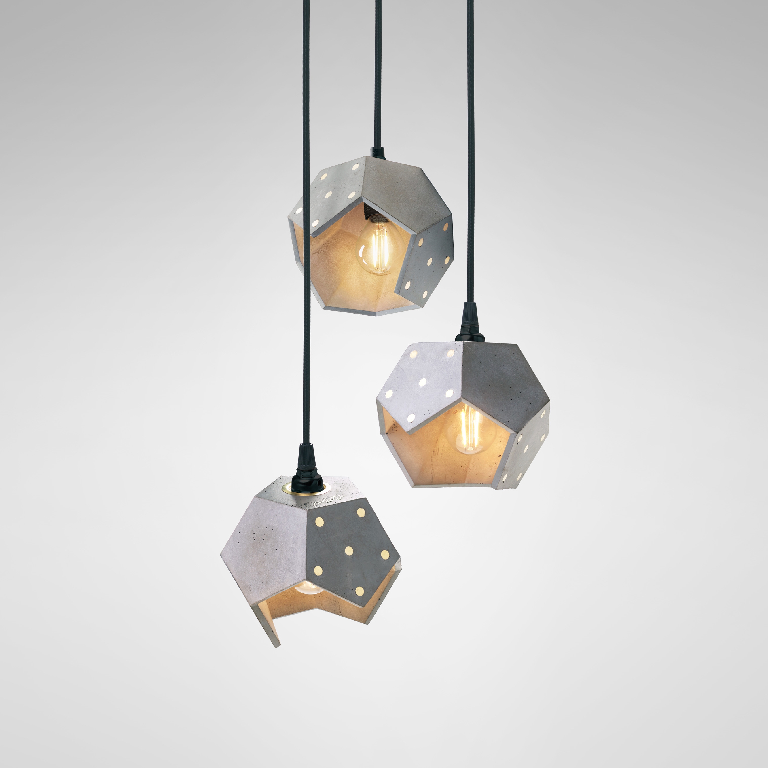 Display product Basic Twelve Trio Pendant from manufacturer Plato Design