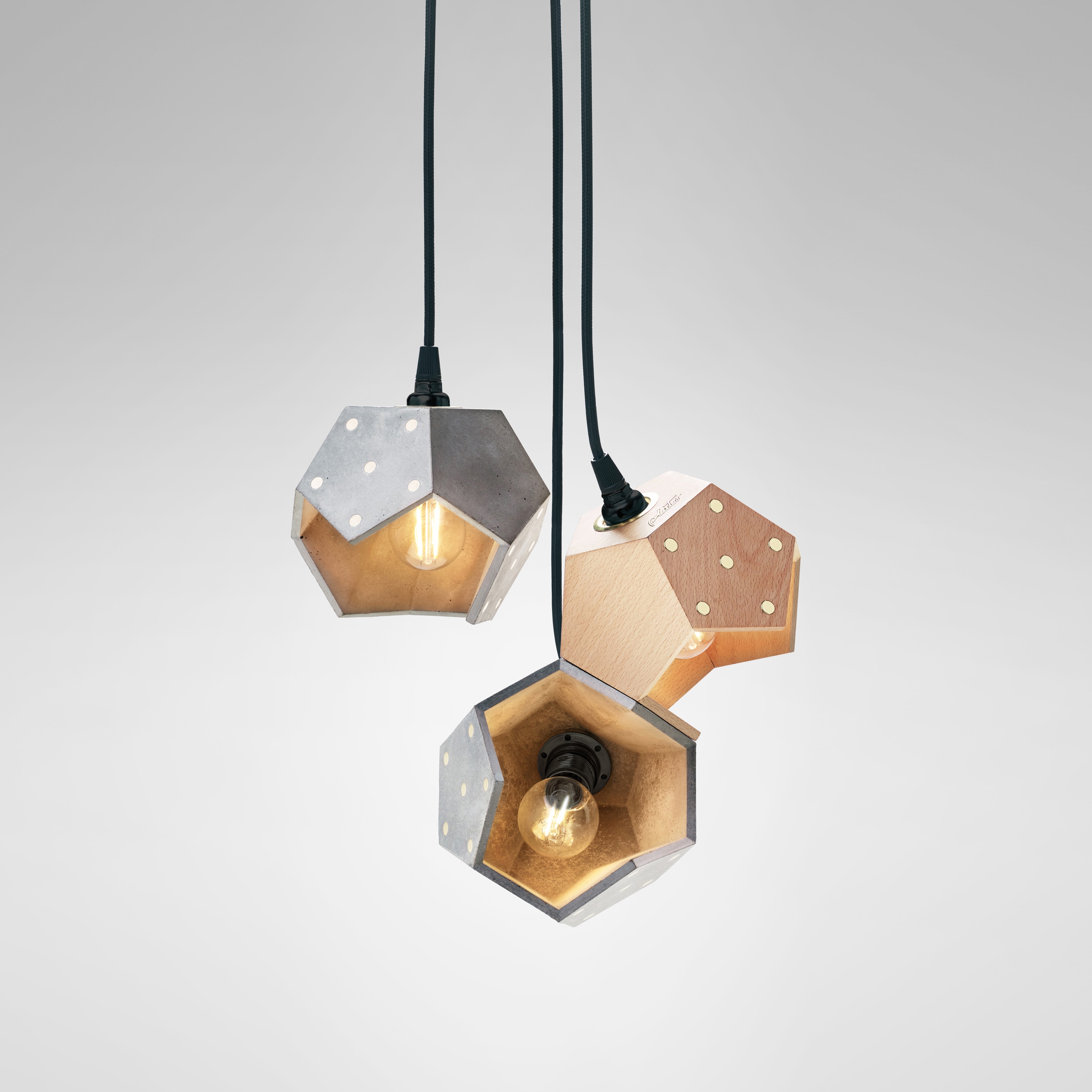 Display product Basic Twelve Trio Pendant from manufacturer Plato Design
