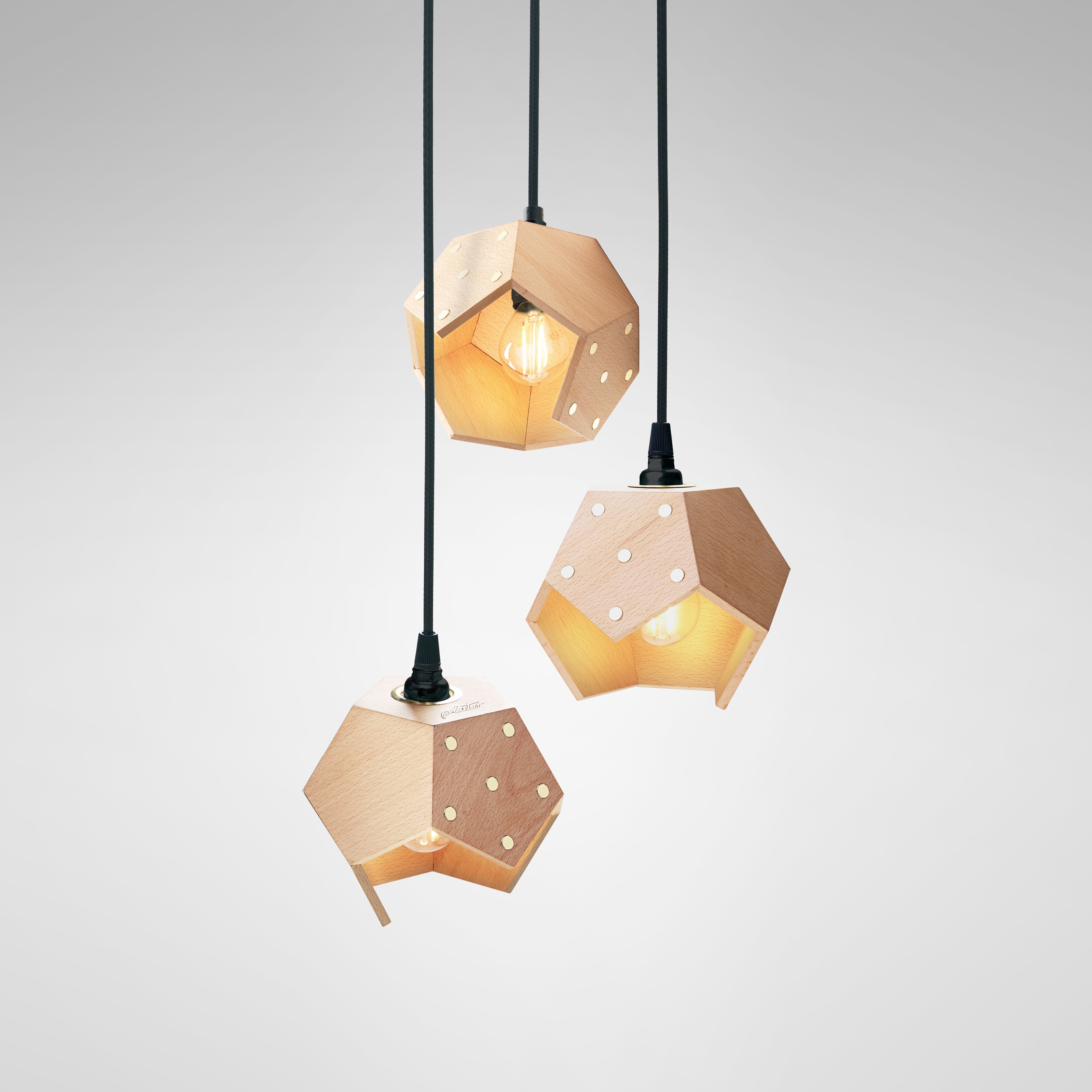Display product Basic Twelve Trio Pendant from manufacturer Plato Design