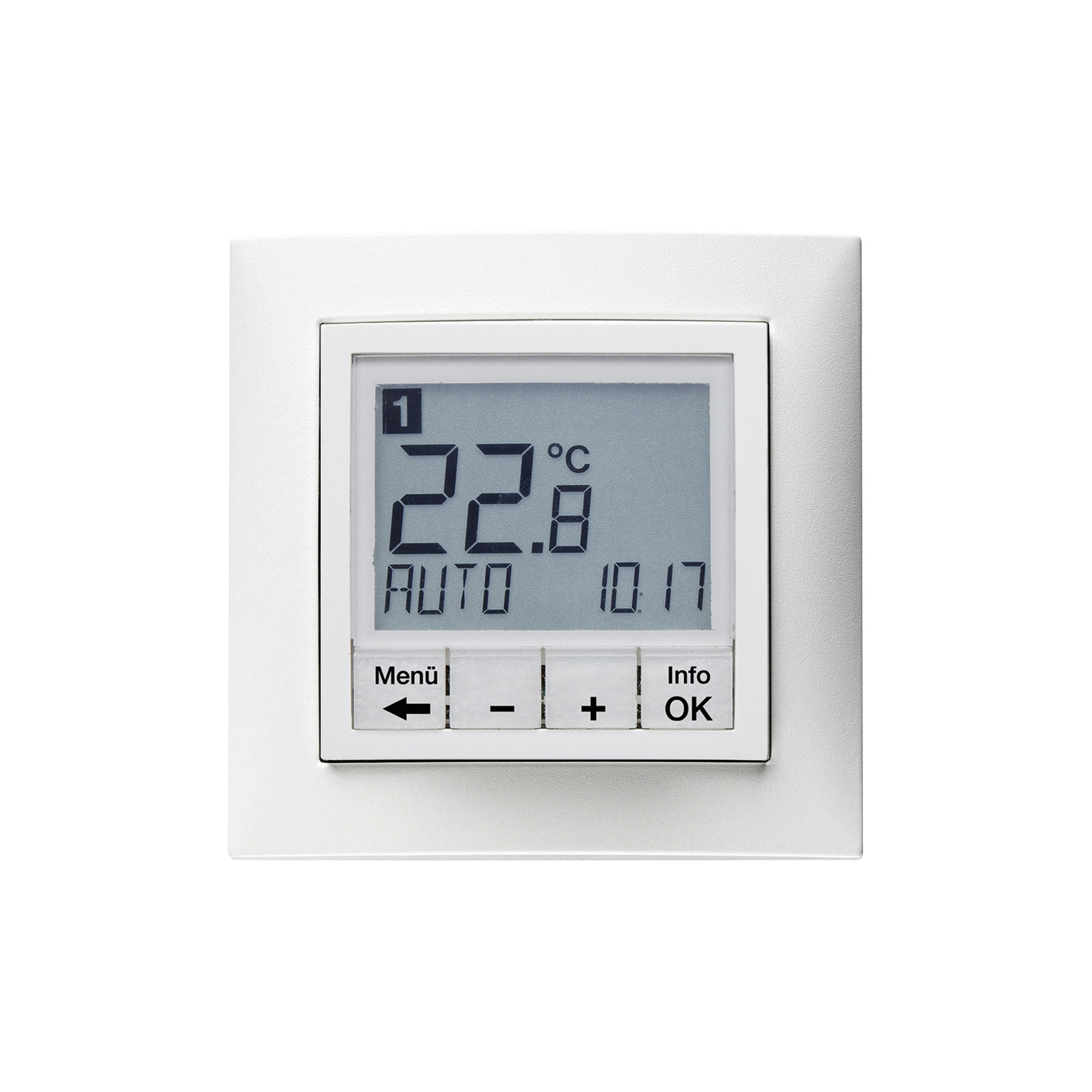 Display product Berker Einzelraum-Temperaturregelung from manufacturer Hager