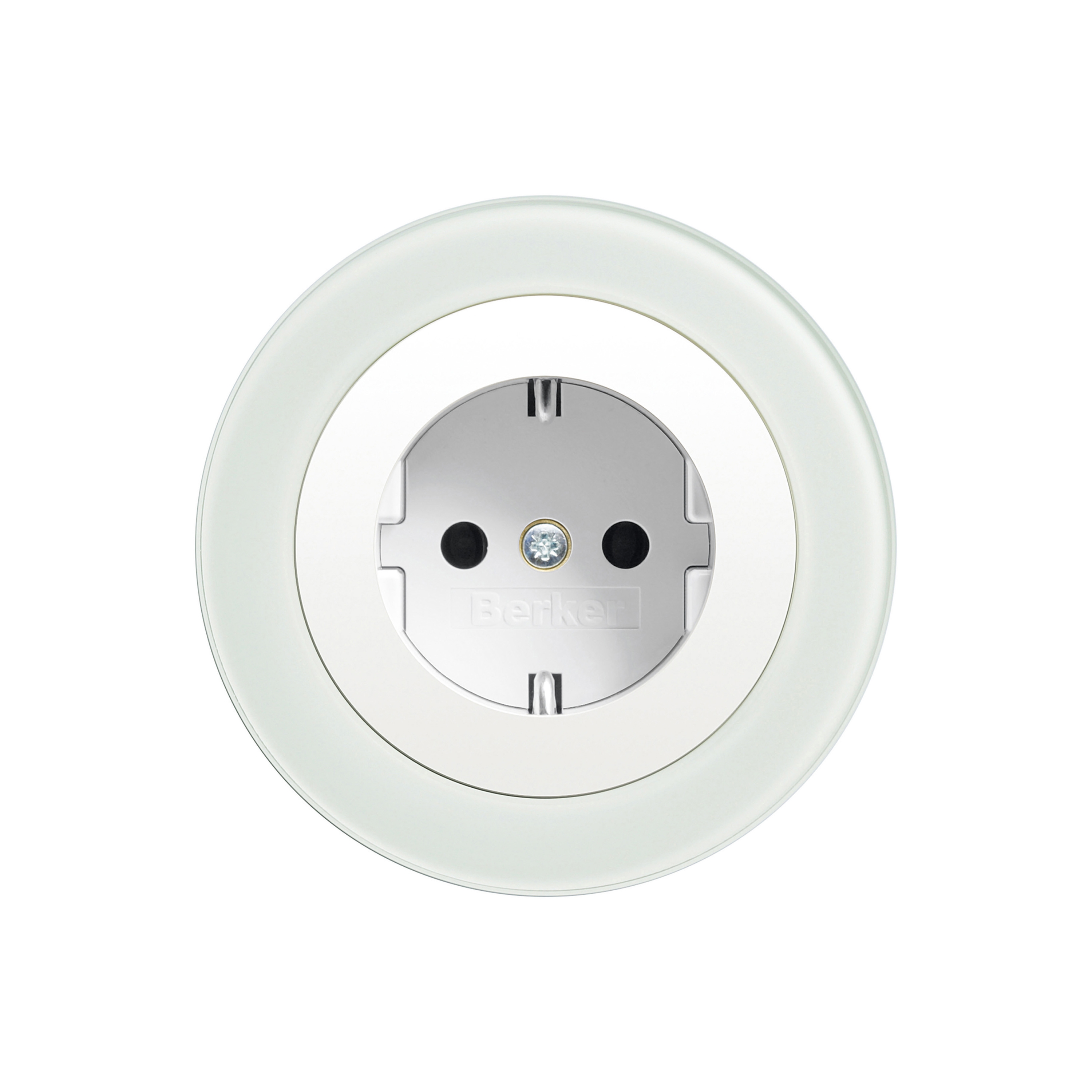 Display product Berker Serie Glas Steckdose from manufacturer Hager