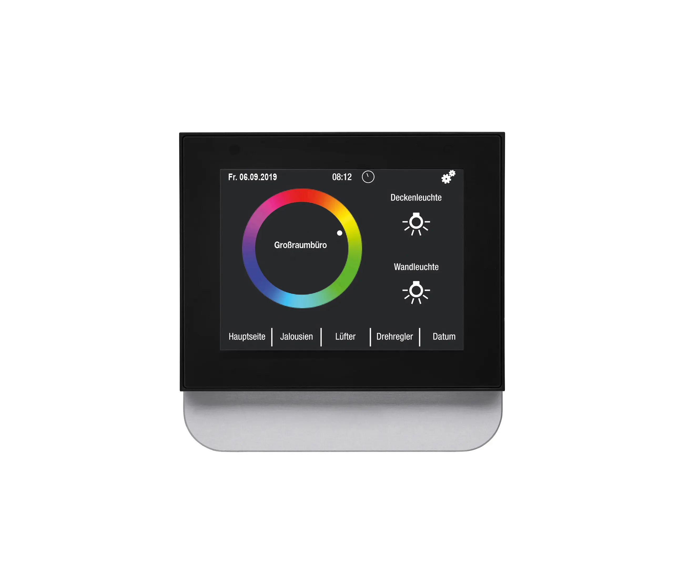 Hager - Berker Touch Control - Raum­be­dien­gerät und Tempe­ra­tur­regler in einem