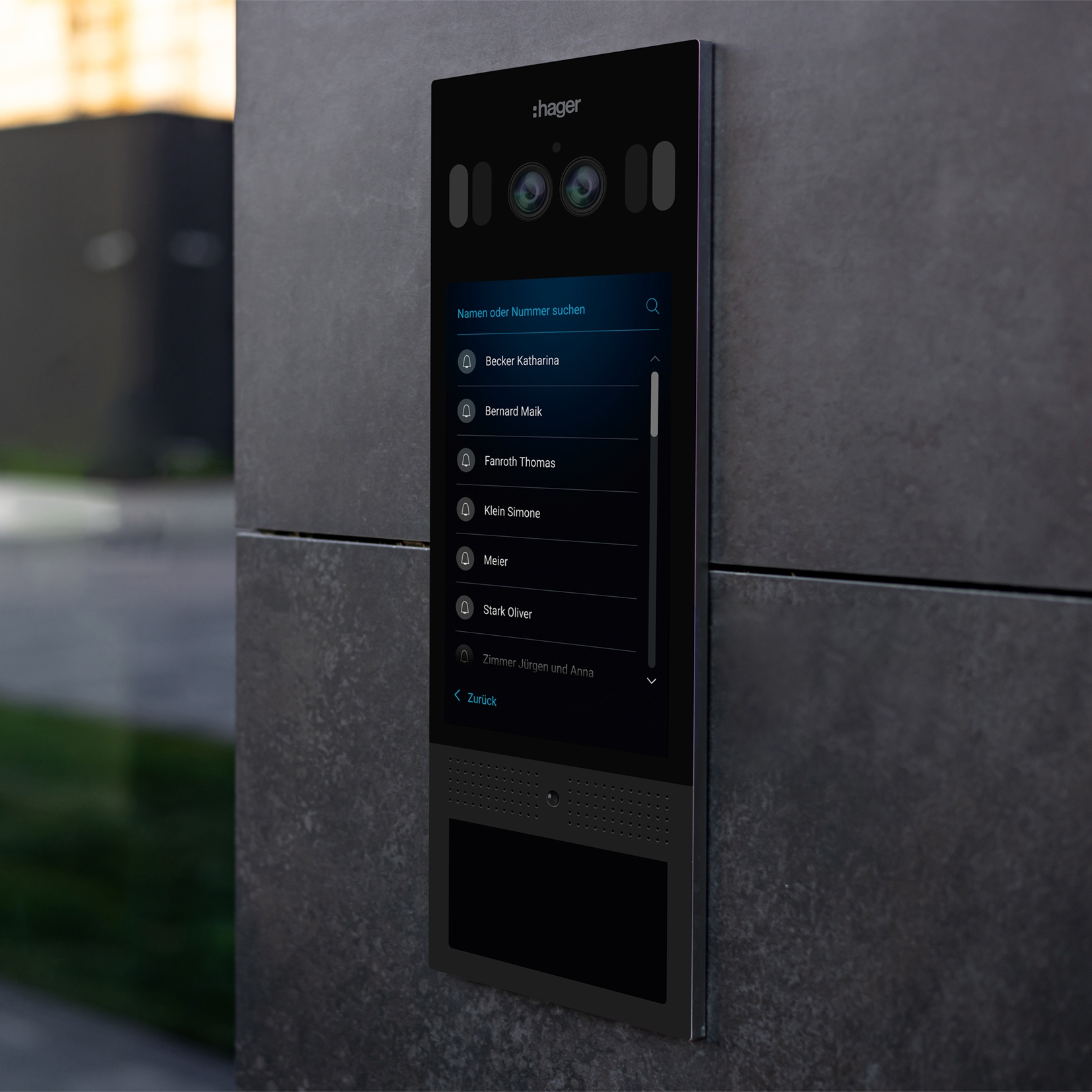 Display product Außenstation intercom motion from manufacturer Hager