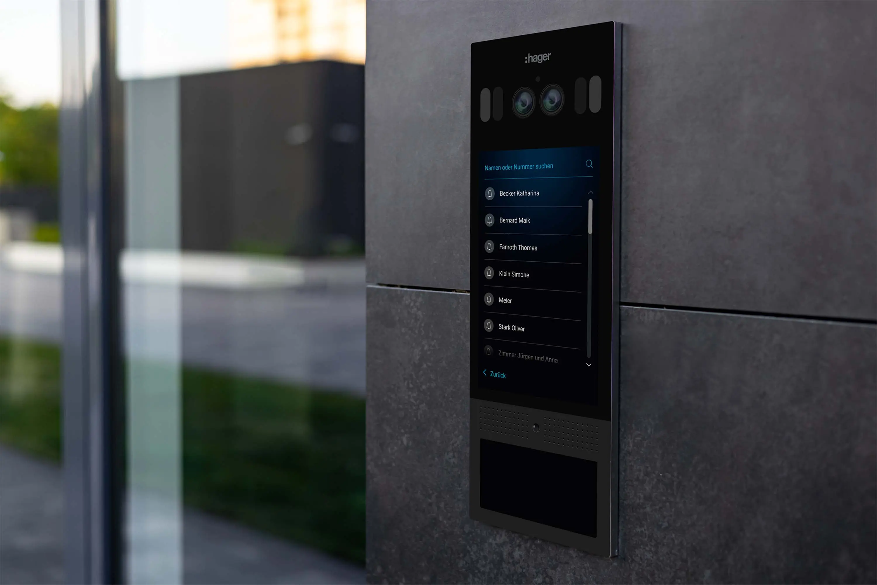 Hager - Außenstation intercom motion