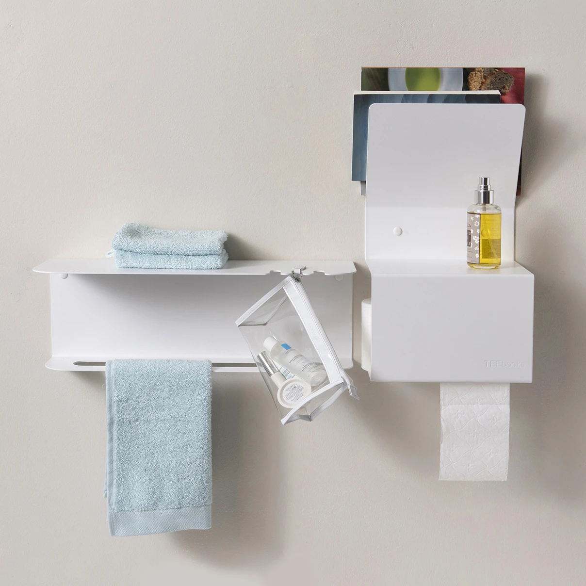 Bathroom shelves