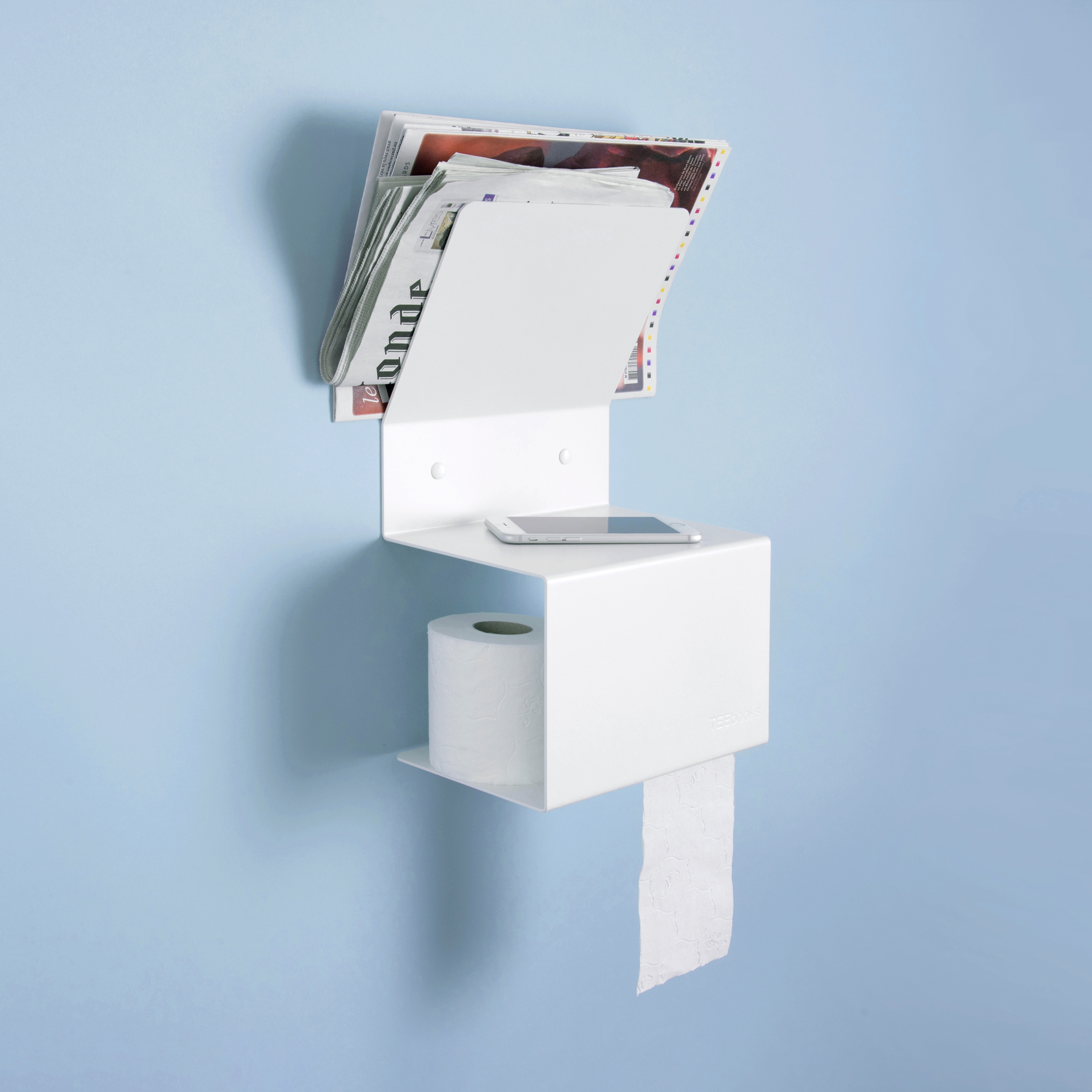 Produkt TEElette weiß Badezimmer Stahl Wandregal des Herstellers Teebooks anzeigen