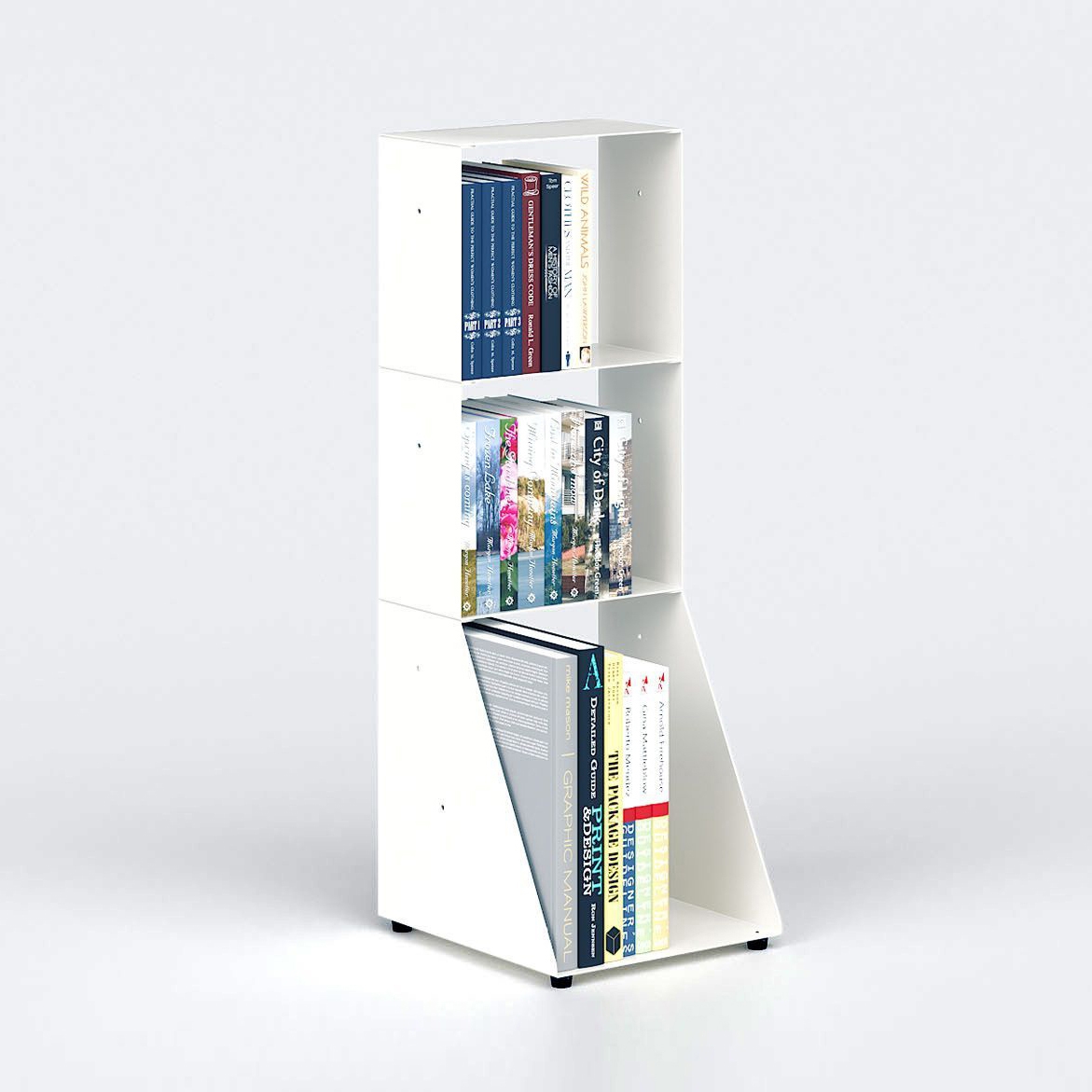 Produkt BiblioTEE Regalsystem Weiss 3 Ablagen 30 cm des Herstellers Teebooks anzeigen