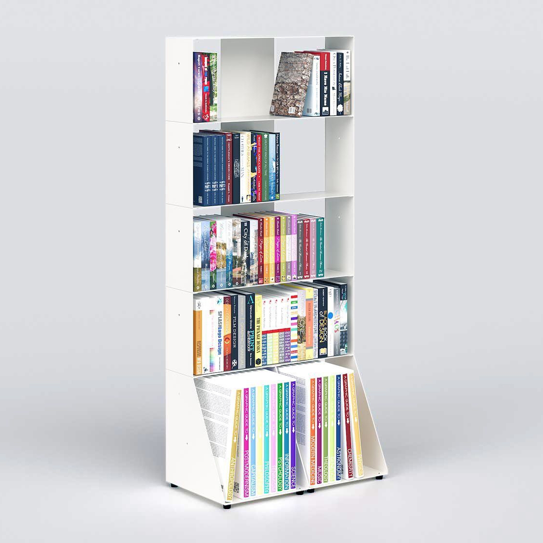 Produkt BiblioTEE Regalsystem Weiss 5 Ablagen 60 cm des Herstellers Teebooks anzeigen