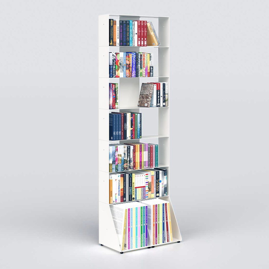 Produkt BiblioTEE Regalsystem Weiss 7 Ablagen 60 cm des Herstellers Teebooks anzeigen