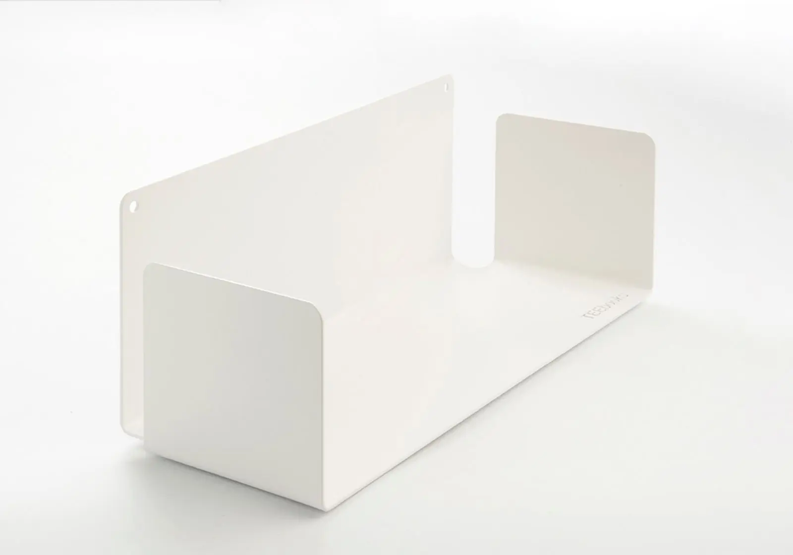 Teebooks - US White Floating Wall Shelf