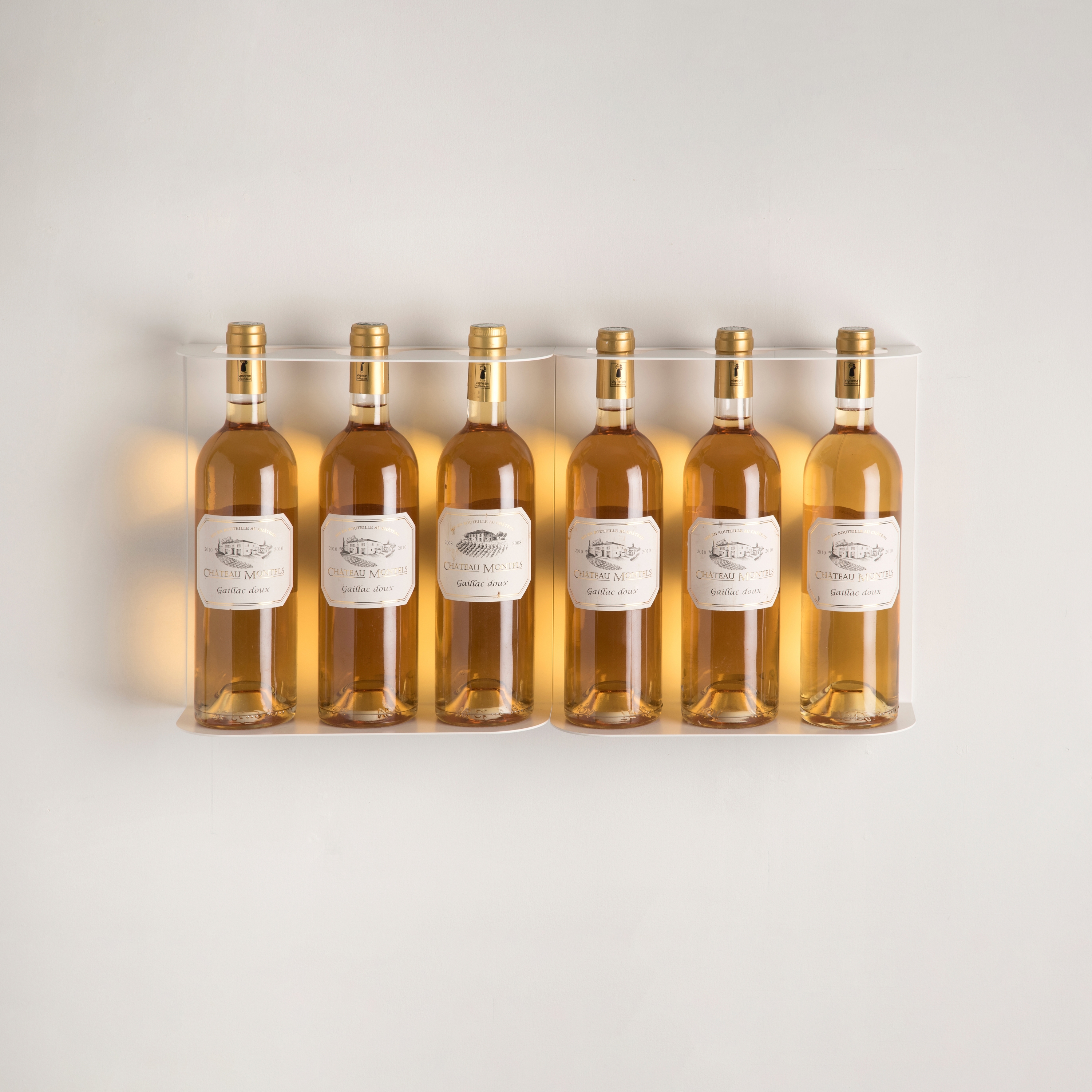 Produkt Flaschenregale TEEwine - Set Aus 2 Regale - Stahl in weiß des Herstellers Teebooks anzeigen