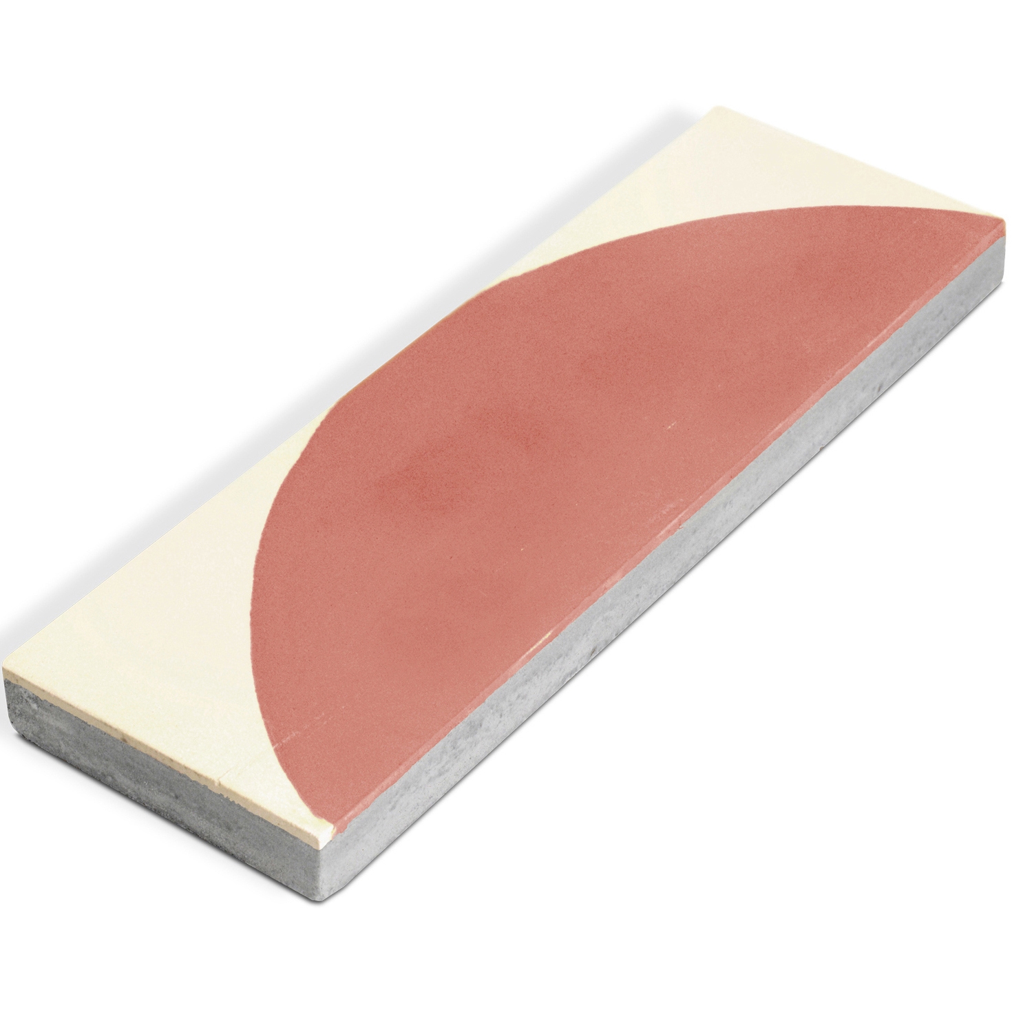 Decorative Cement Tile | Half Circle Rectangle