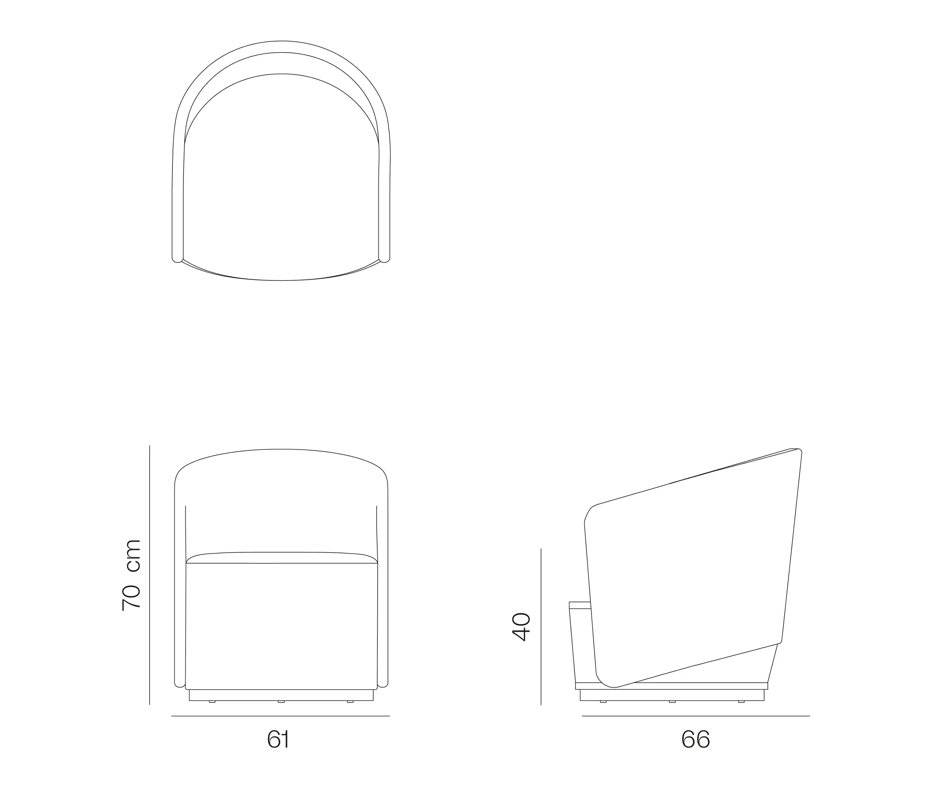 PARLA - Padova U Armchair