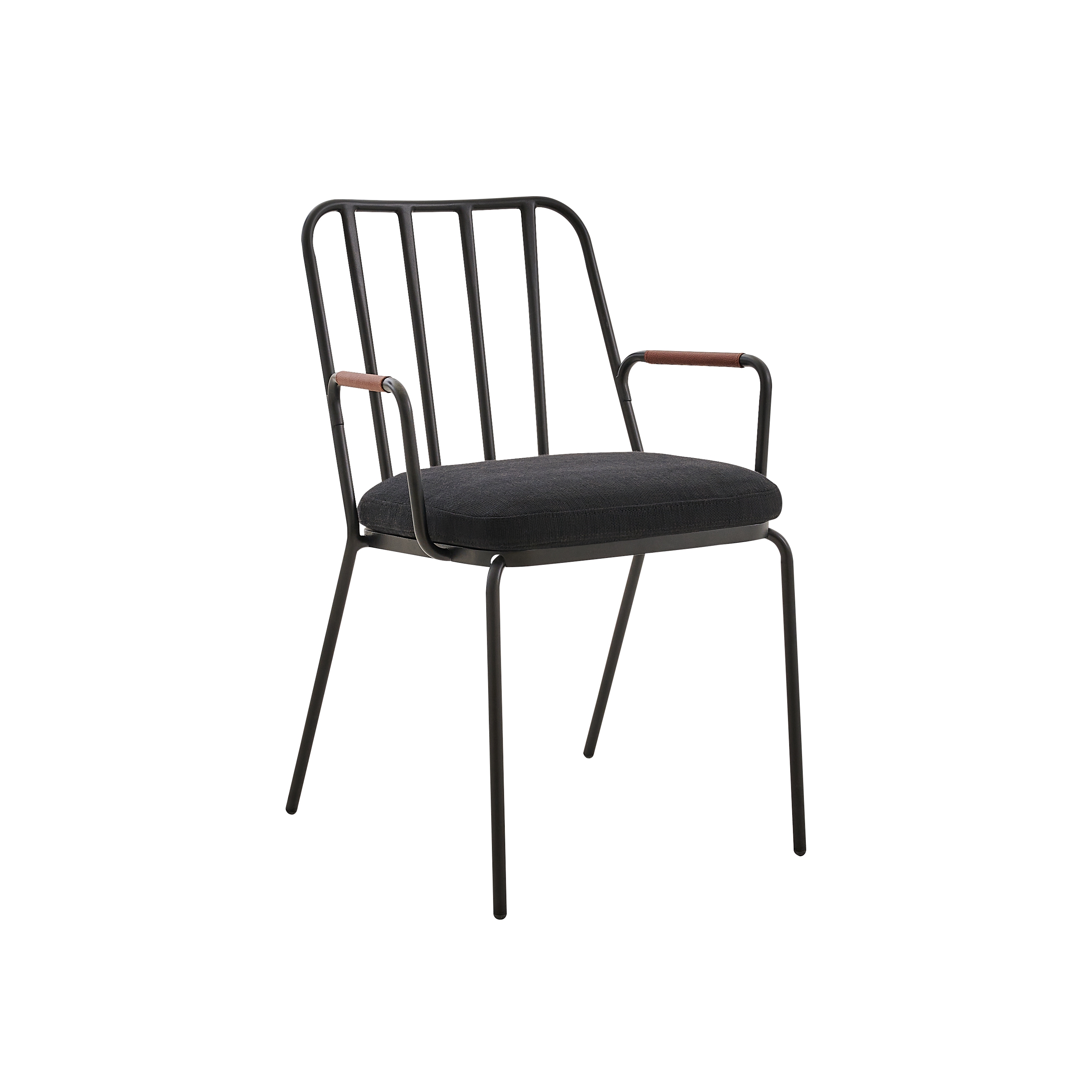 Display product Palm AL Chair Outdoor with leather armwrap from manufacturer PARLA