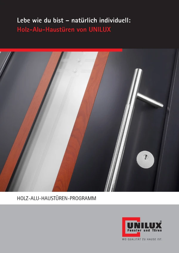 Preview image for the file HOLZ-ALU-HAUSTÜREN-PROGRAMM