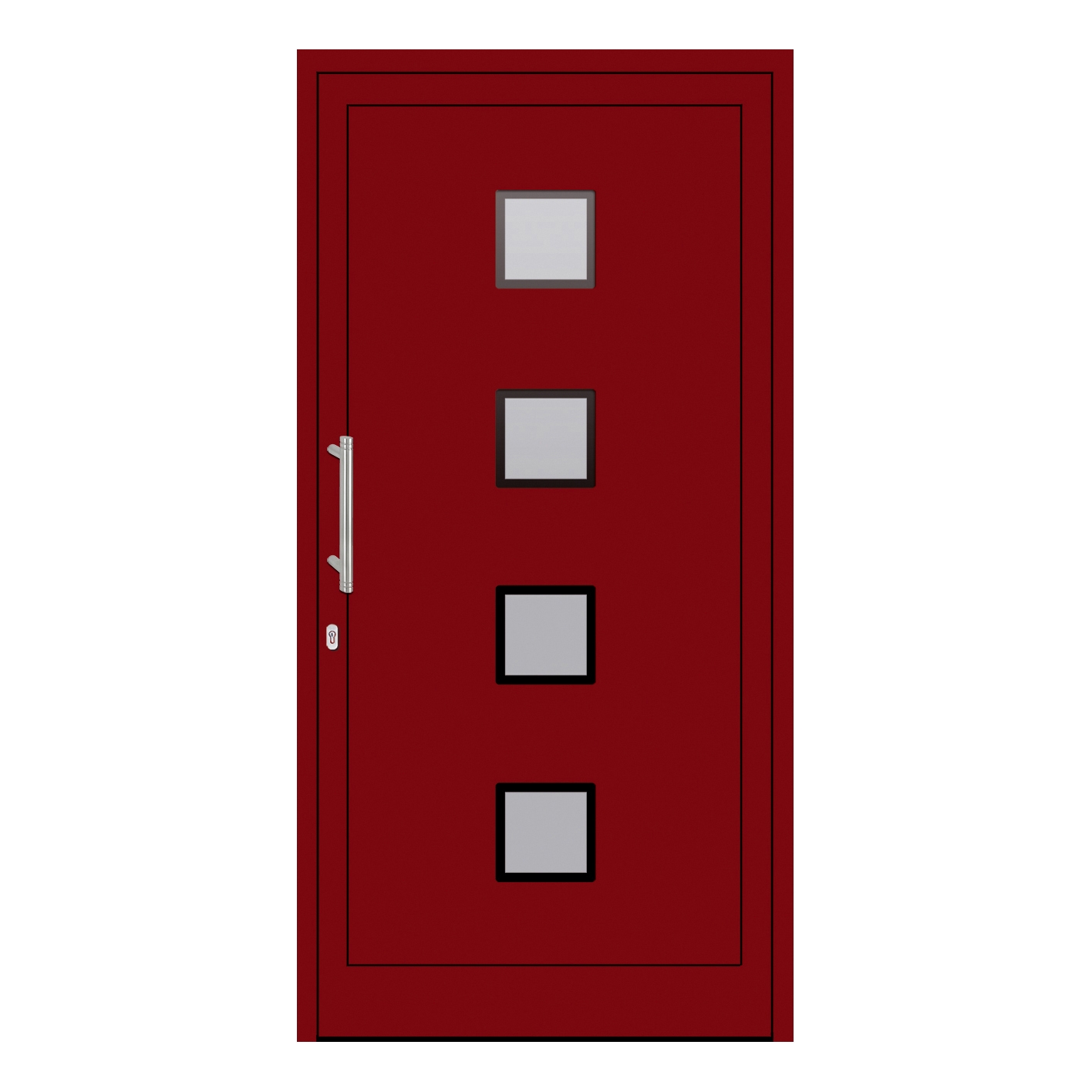 Afficher le produit uPVC entry doors | IsoStar Model 7113 du fabricant Unilux