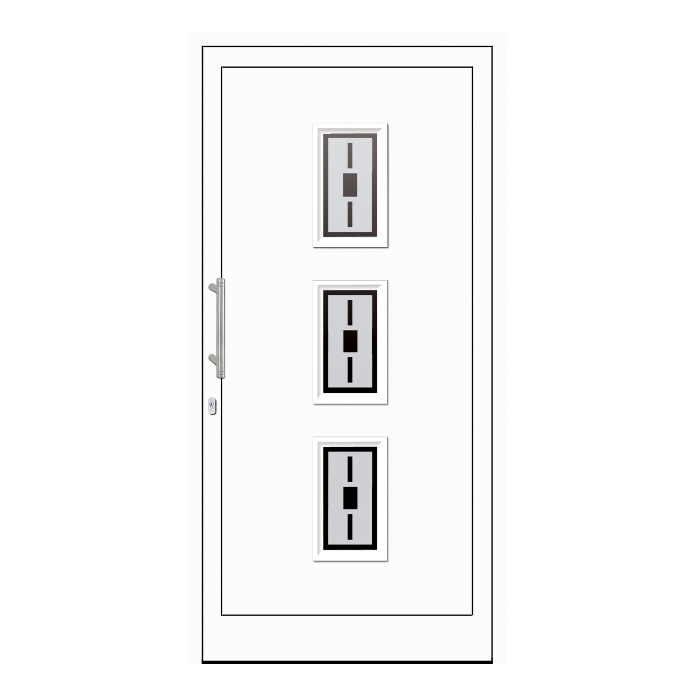 Afficher le produit uPVC entry doors | IsoStar Model 7115 du fabricant Unilux
