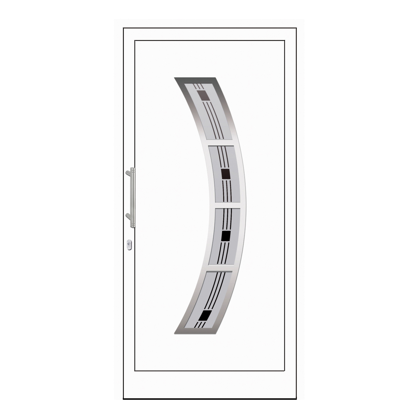 Display product uPVC entry doors | IsoStar Model 7119 from manufacturer Unilux