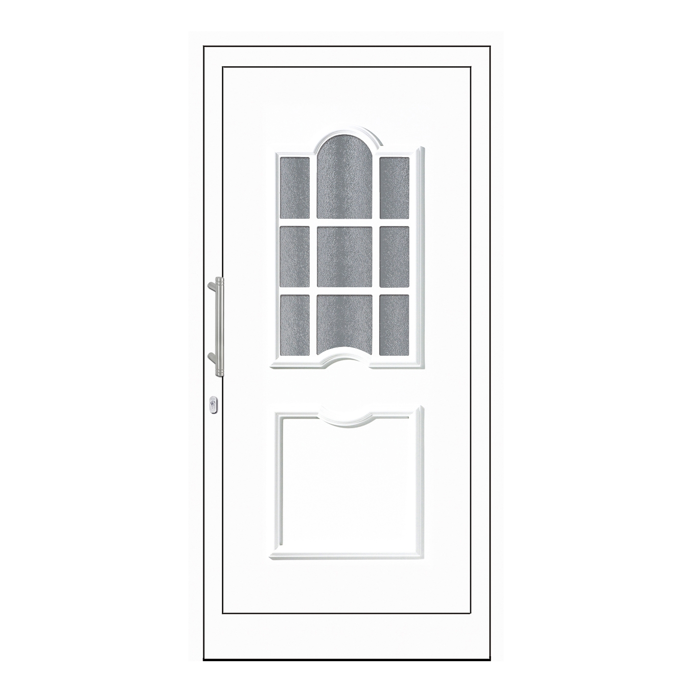Display product uPVC entry doors | IsoStar Model 7129 from manufacturer Unilux