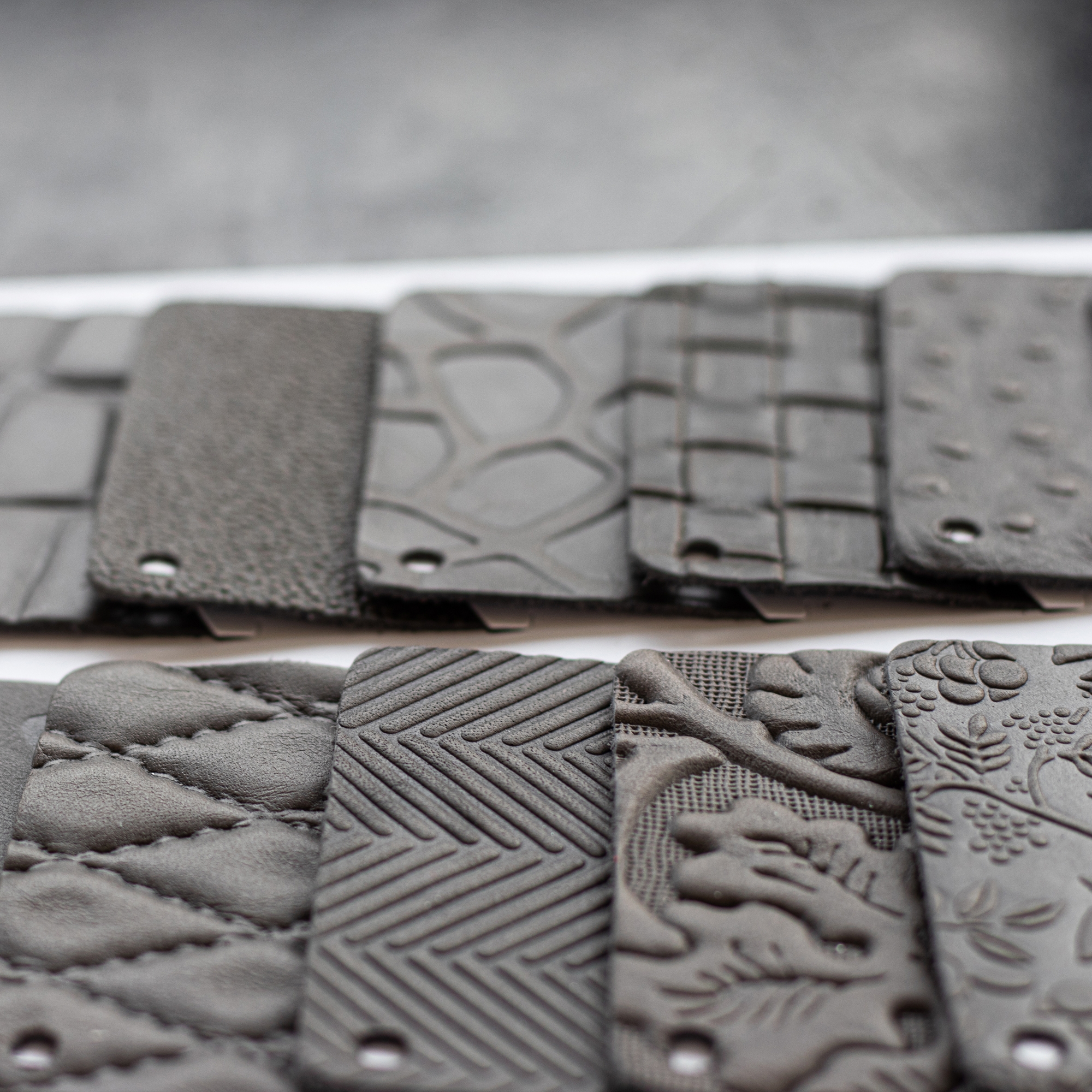 EMBOSSED LEATHER