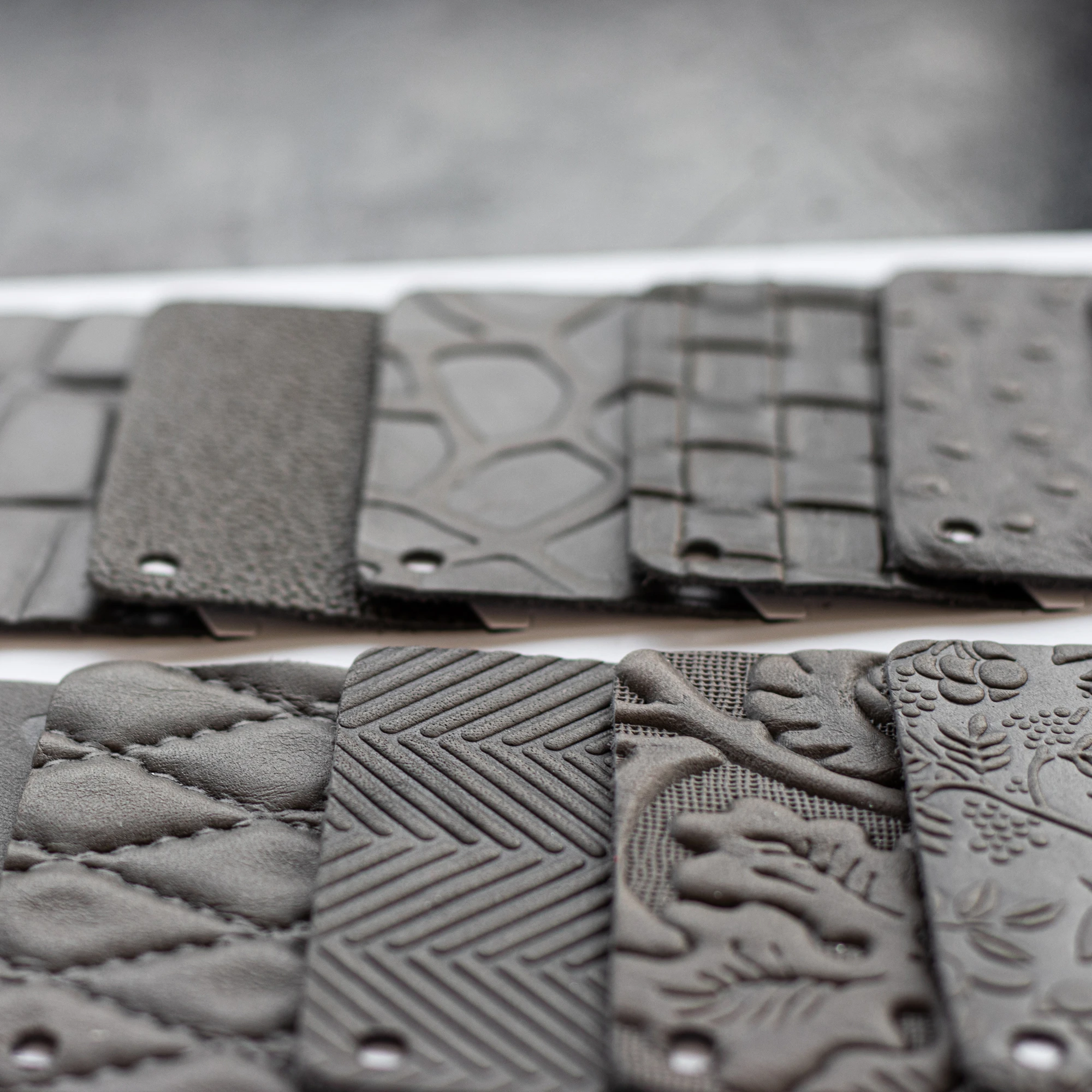 EMBOSSED LEATHER