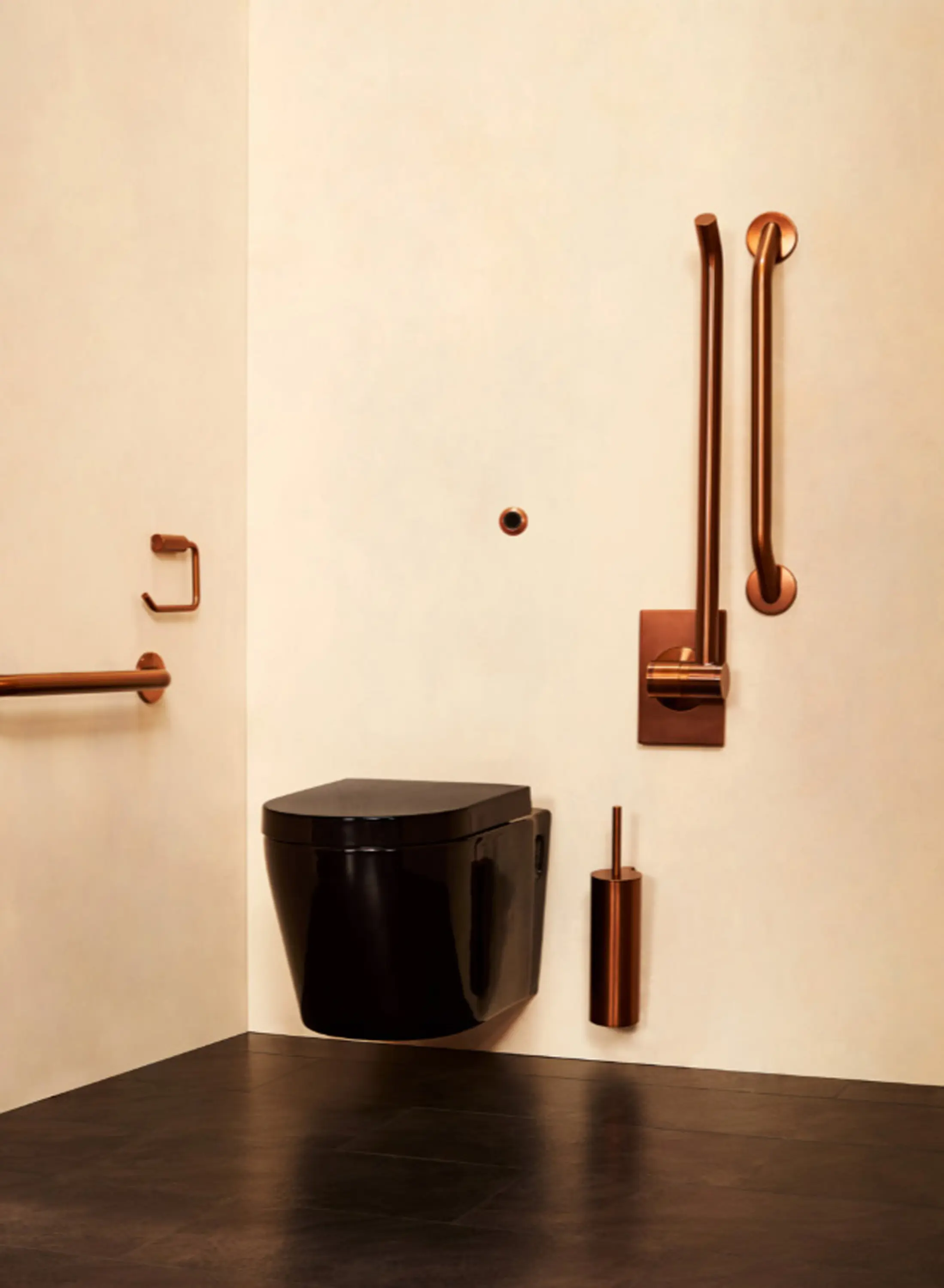 The Splash Lab - Accessories | PVD Black TSL.938 Wall Mounted Soap Dispenser
