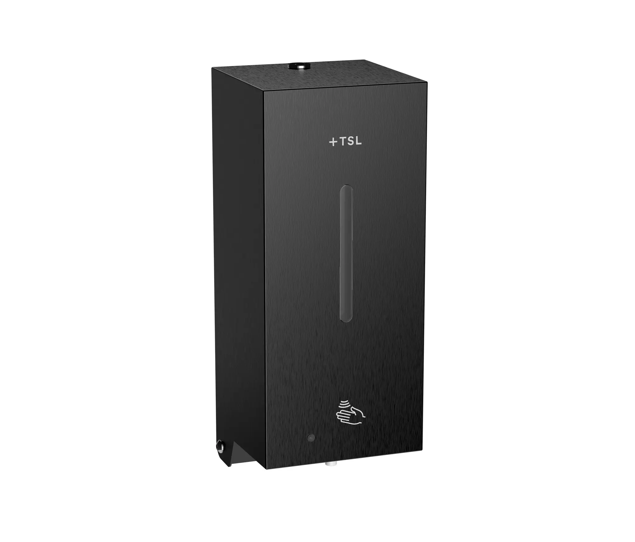 The Splash Lab - Radius | PVD Black TSL.937 Wall Mount Soap Vessel with Sensor