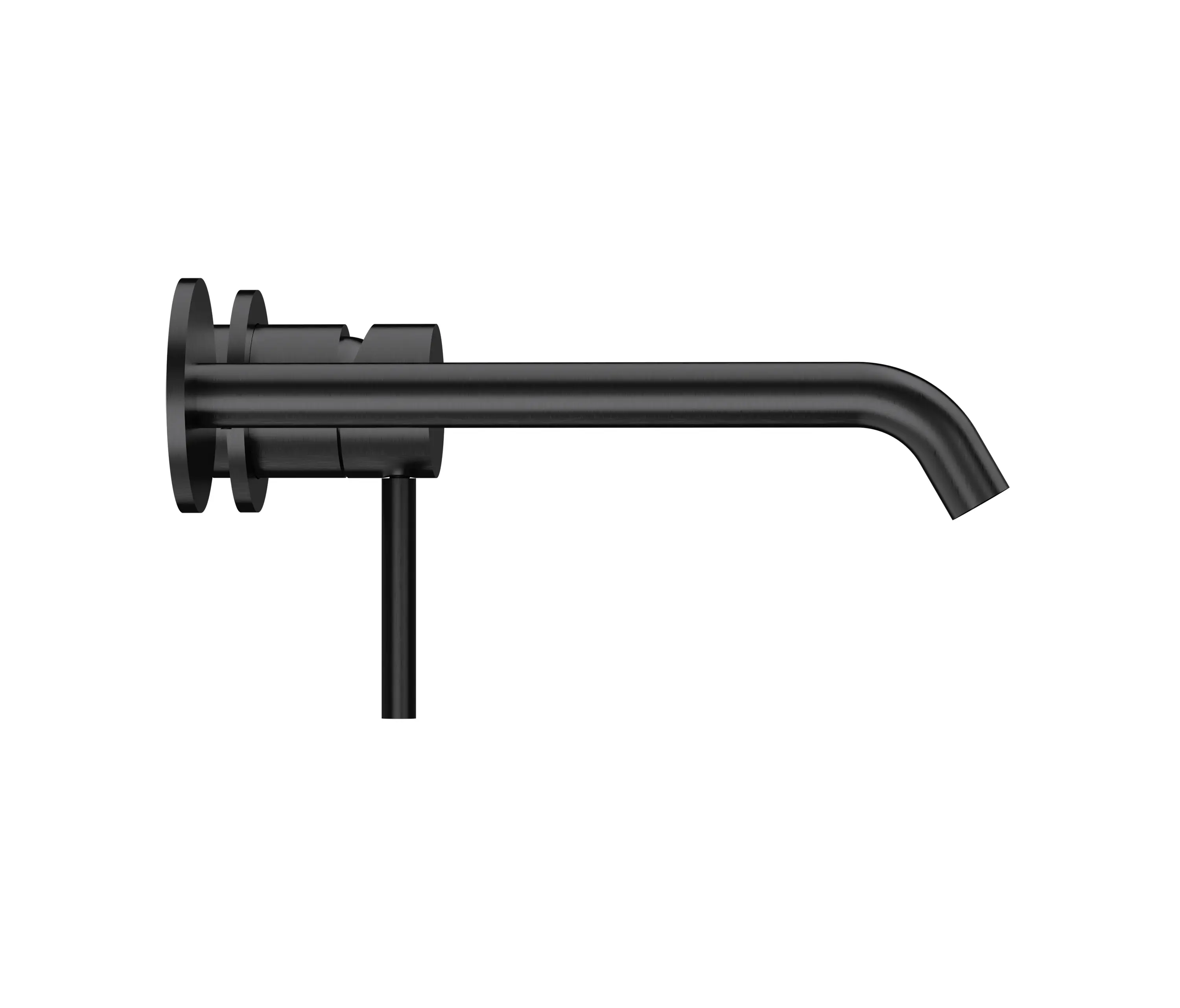 The Splash Lab - Radius | PVD Black Wall Mounted Manual Tap
