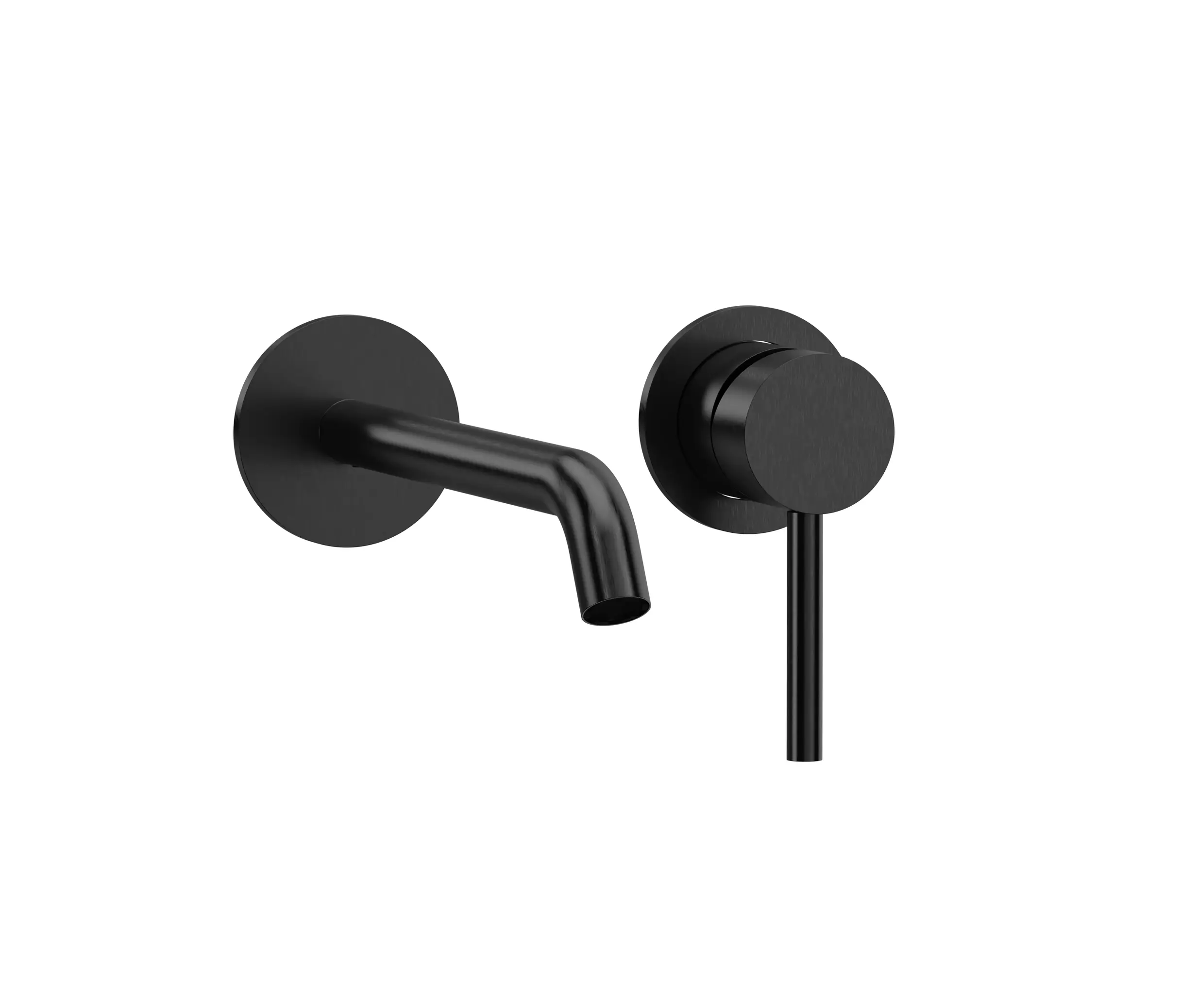 The Splash Lab - Radius | PVD Black Wall Mounted Manual Tap