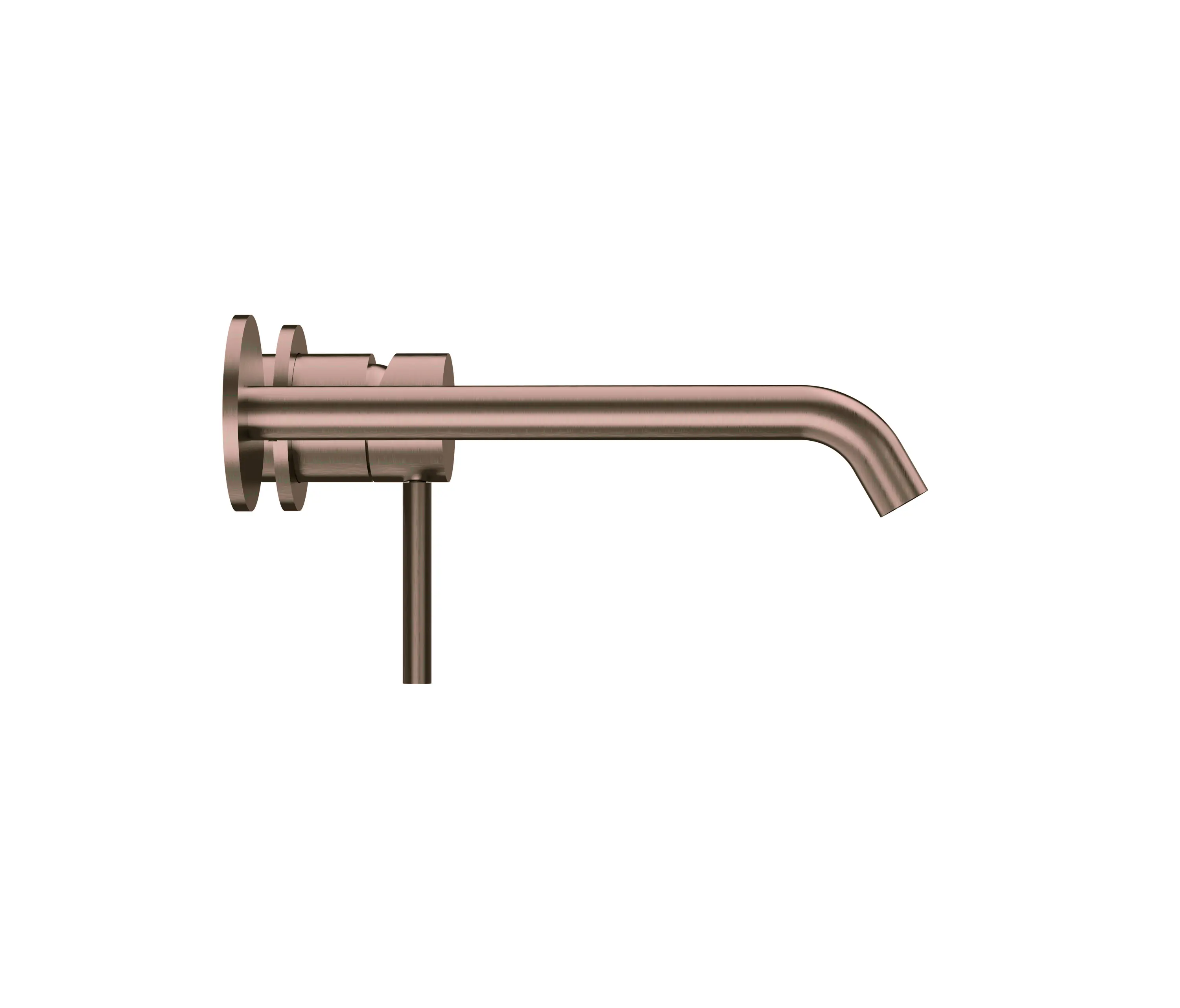 The Splash Lab - Radius | PVD Bronze Wall Mounted Manual Tap