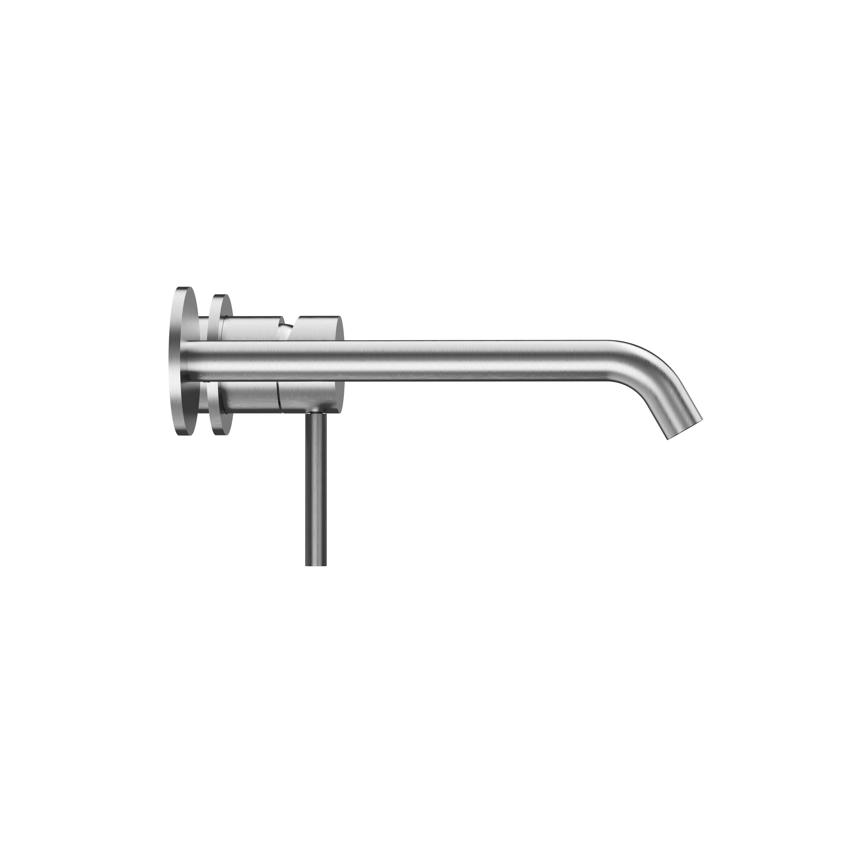 Radius | Satin Wall Mounted Manual Tap