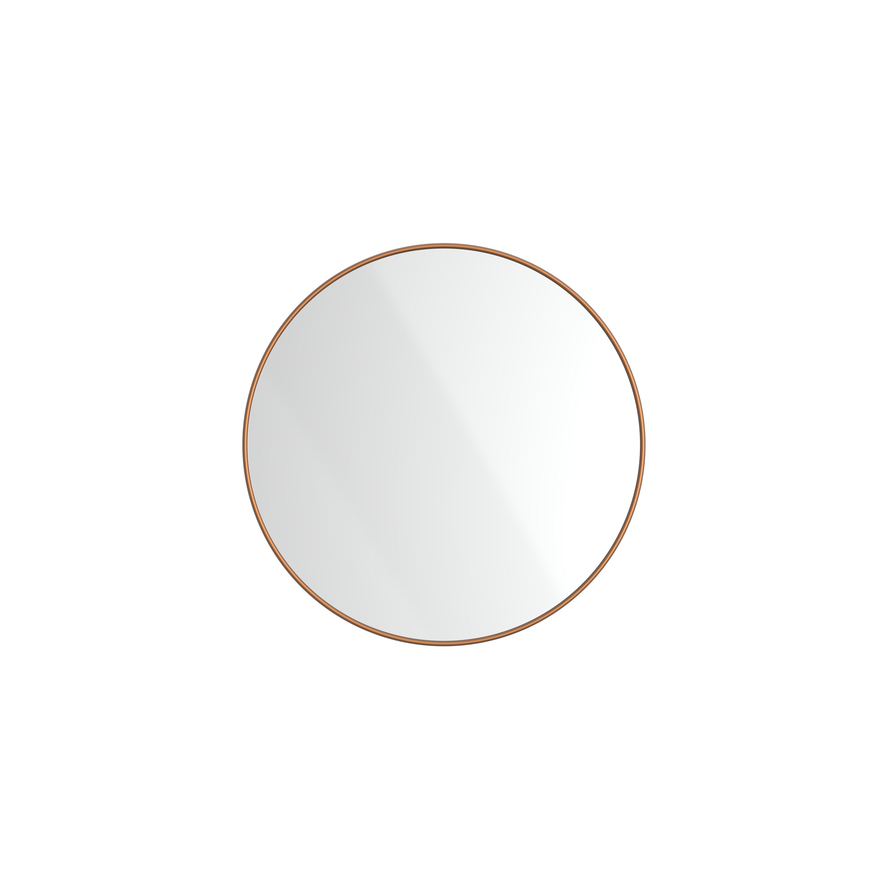 Radius | PVD Copper Wall Mount Mirror / Circular