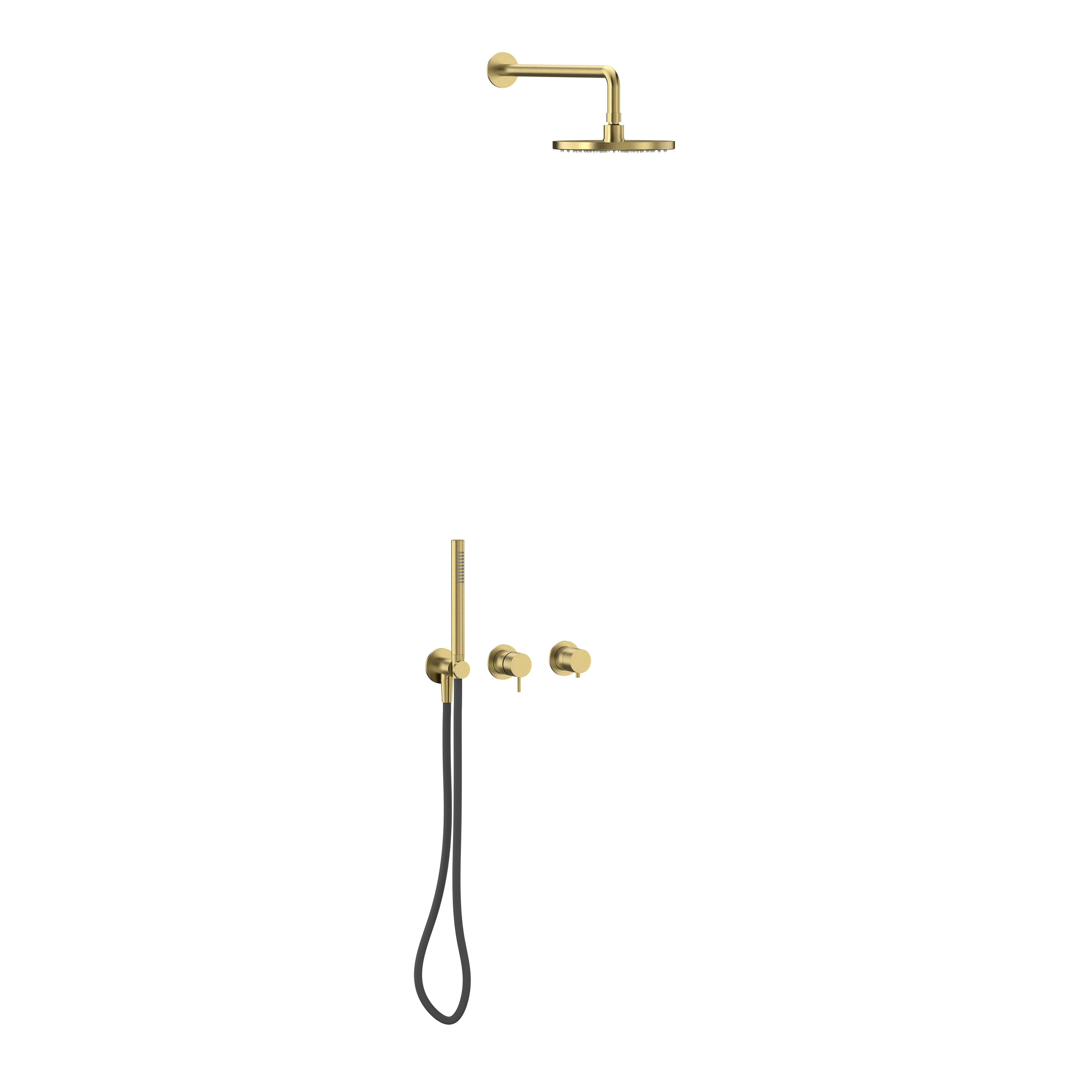 Concealed Shower PVD Bronze