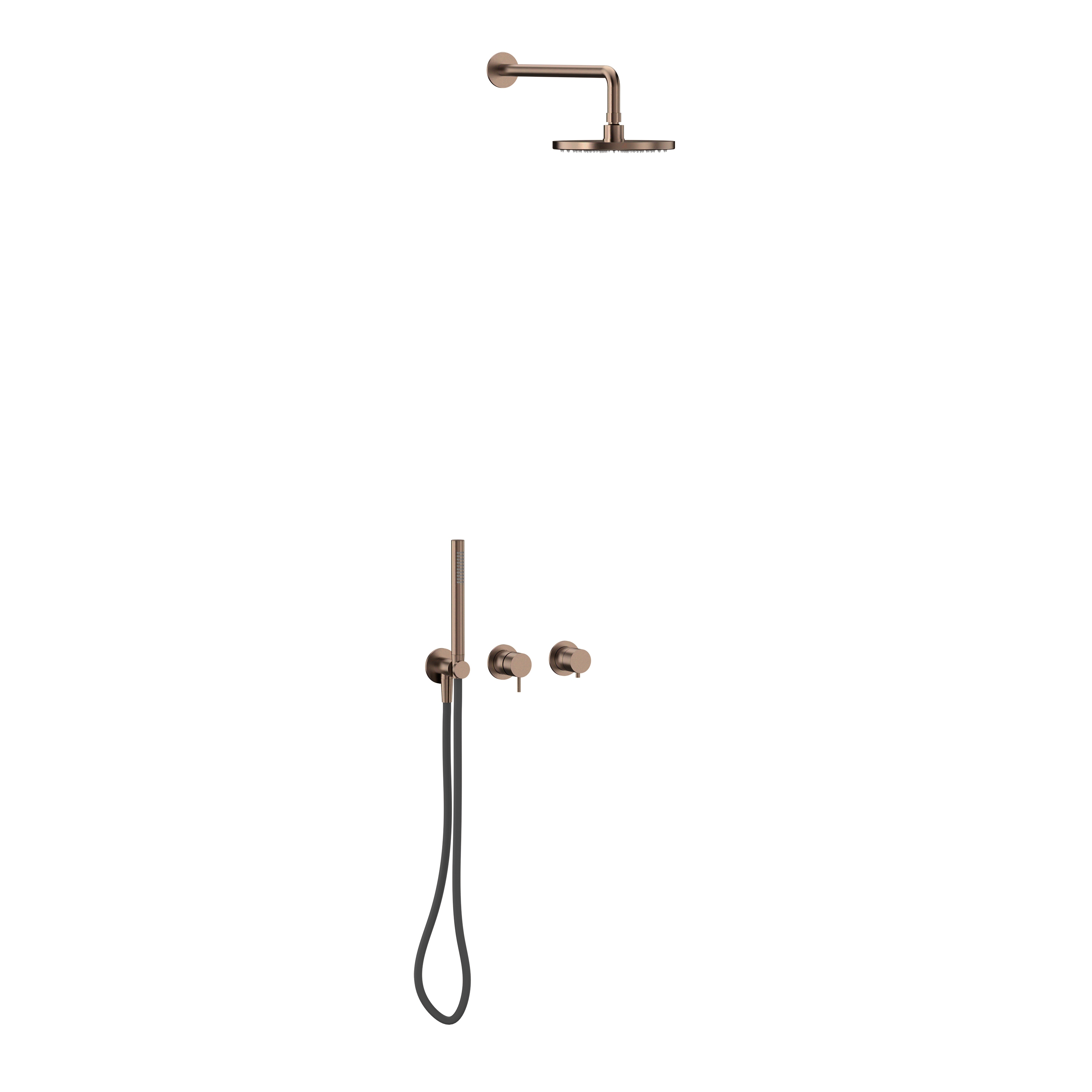 Concealed Shower PVD Bronze