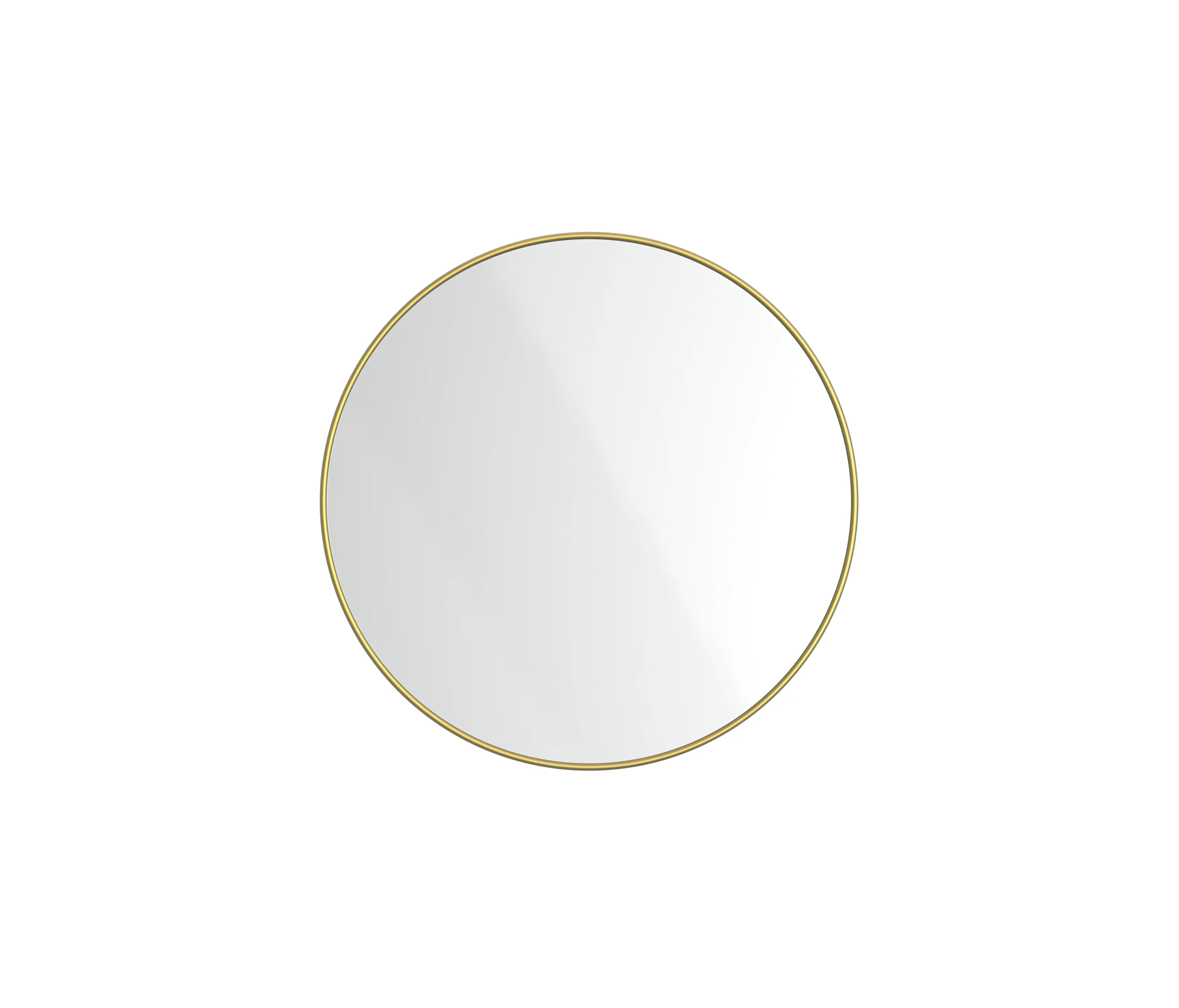The Splash Lab - Radius | PVD Brass Wall Mount Mirror / Circular