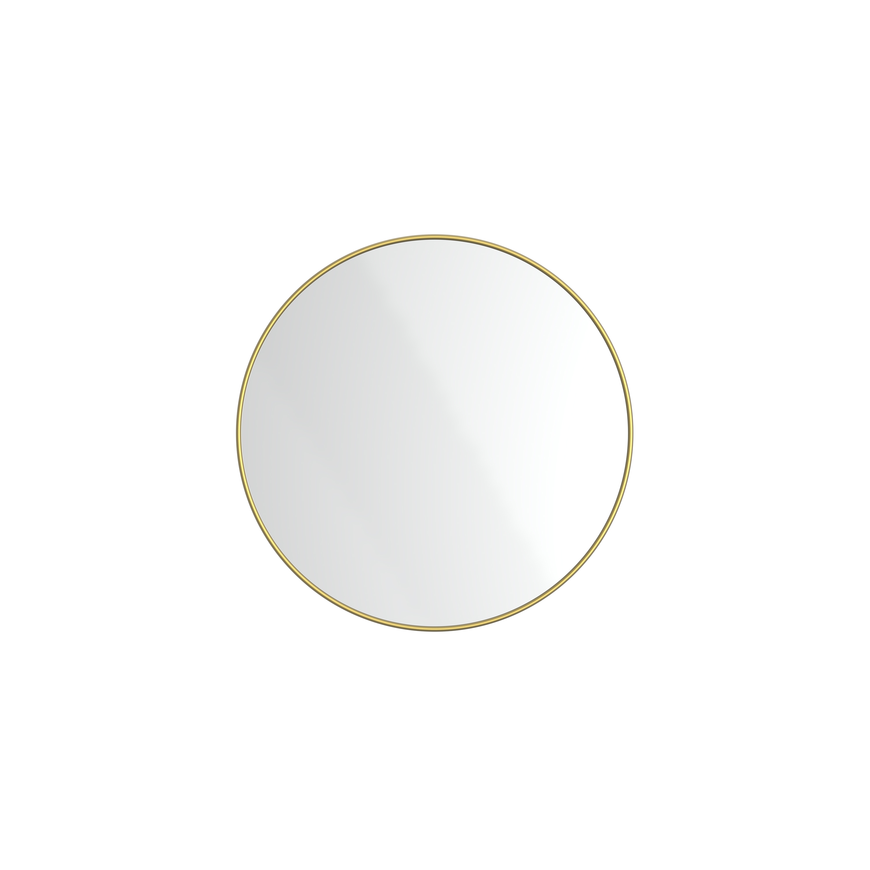 Display product Radius | PVD Brass Wall Mount Mirror / Circular from manufacturer The Splash Lab