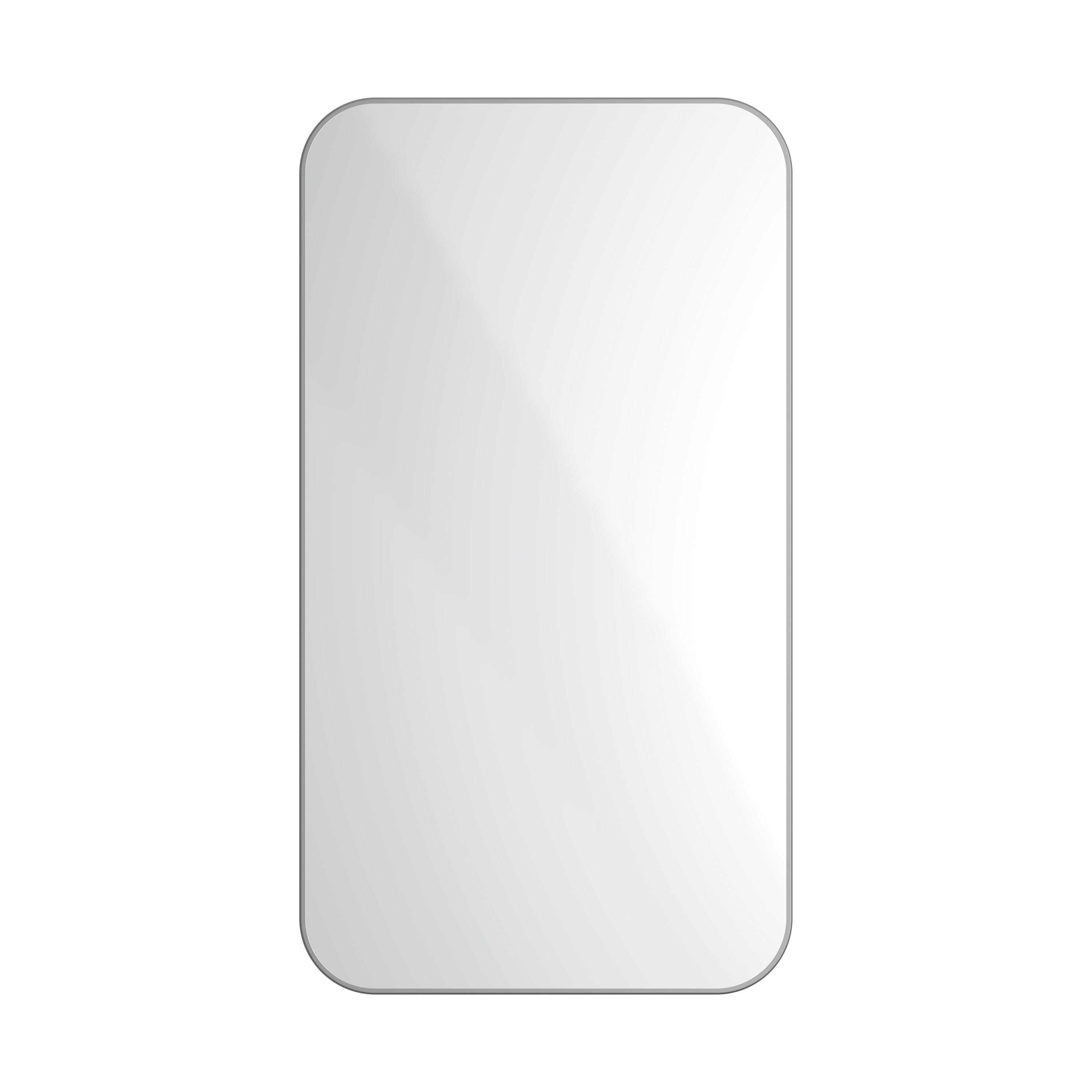 Radius | Satin Wall Mount Mirror / Rectangular