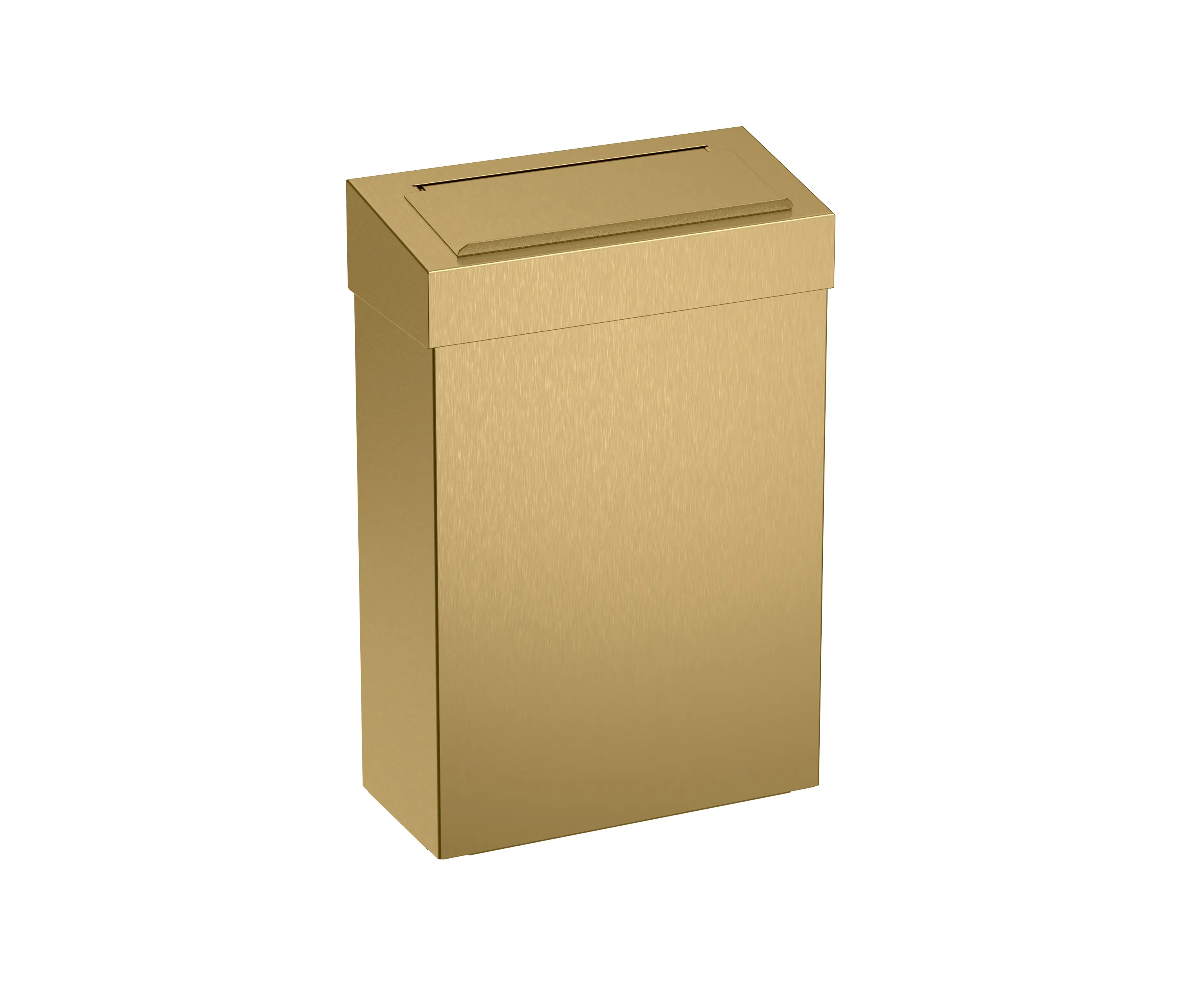 The Splash Lab - 10L Wall Mounted Sanitary Bin PVD Brass