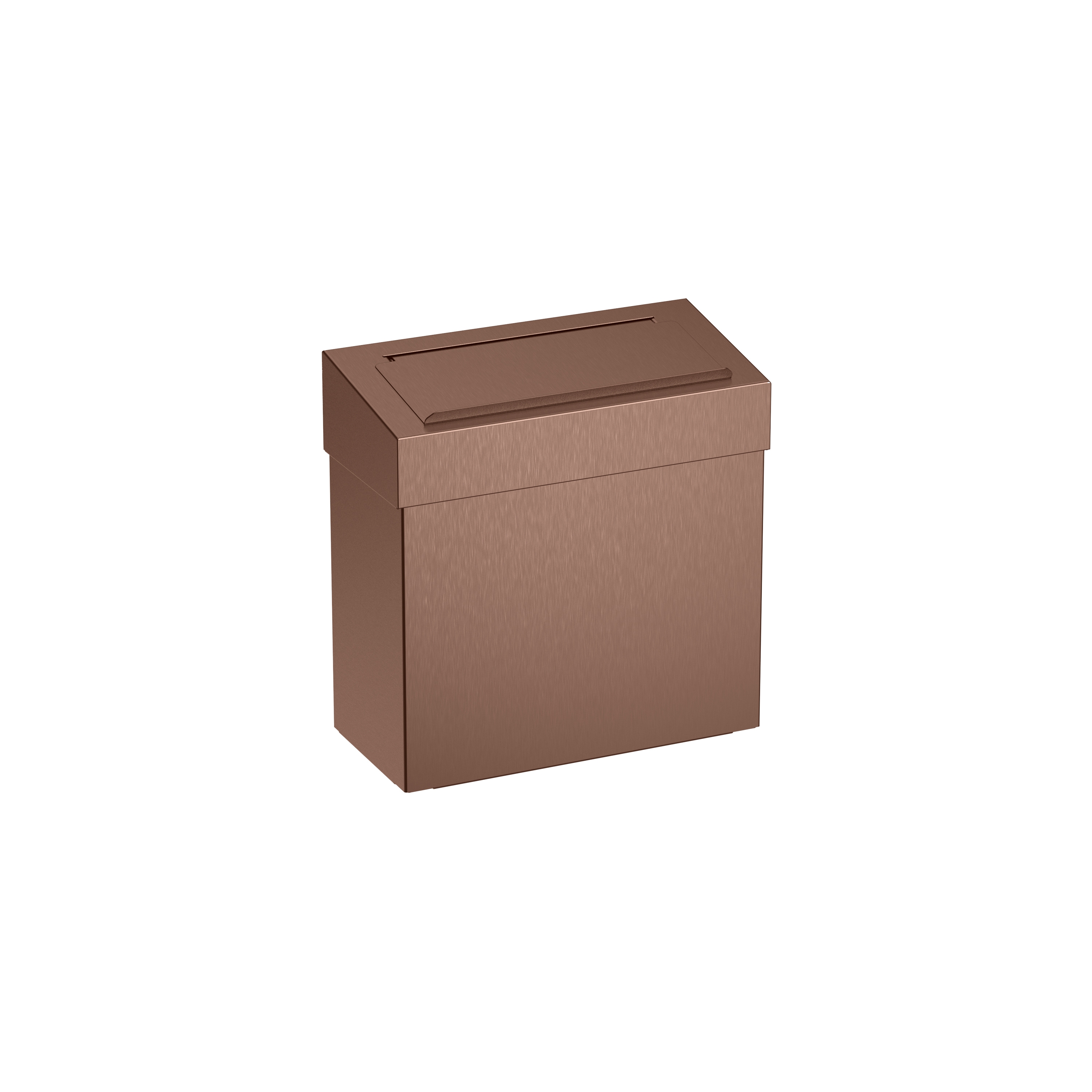 Display product 7L Wall Mounted Sanitary Bin PVD Bronze from manufacturer The Splash Lab