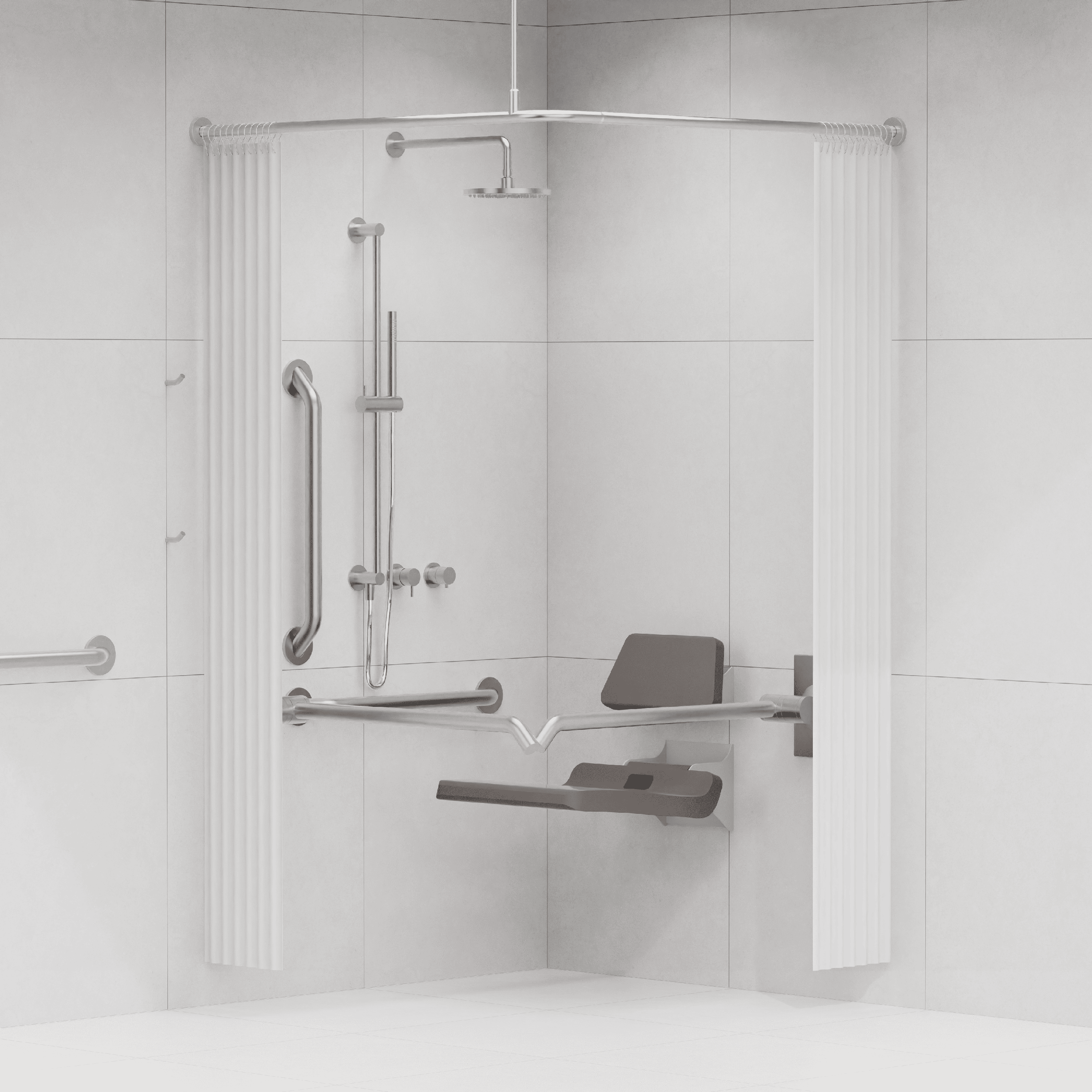 Doc M Pack / Satin Concealed Shower