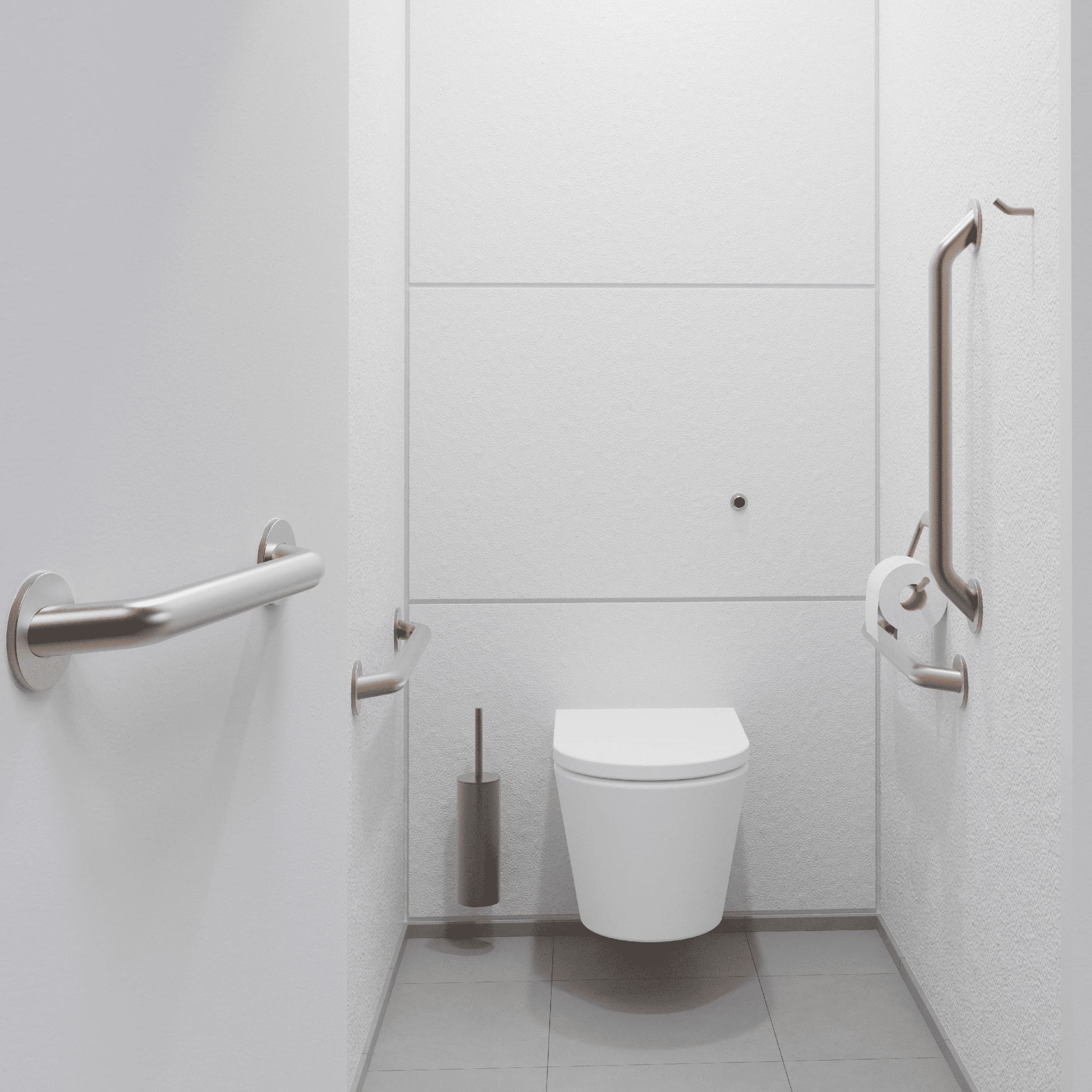 Doc M PVD Bronze Ambulant Pack / Wall Hung WC / Straight Grab Bar