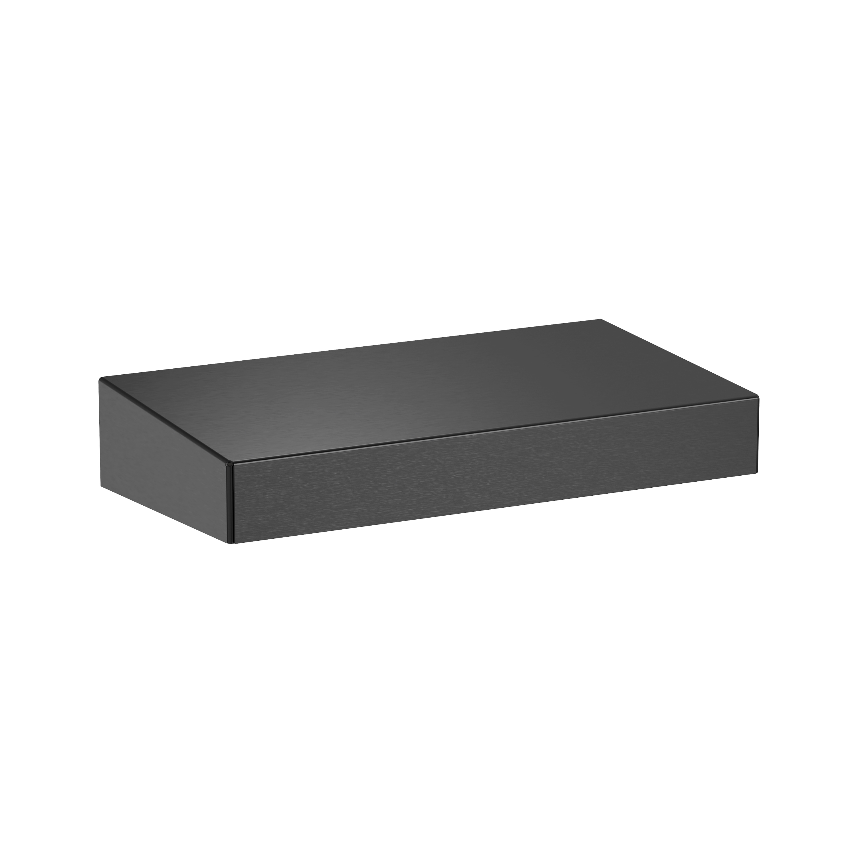 Radius | PVD Black Stainless Steel Shelf / Small