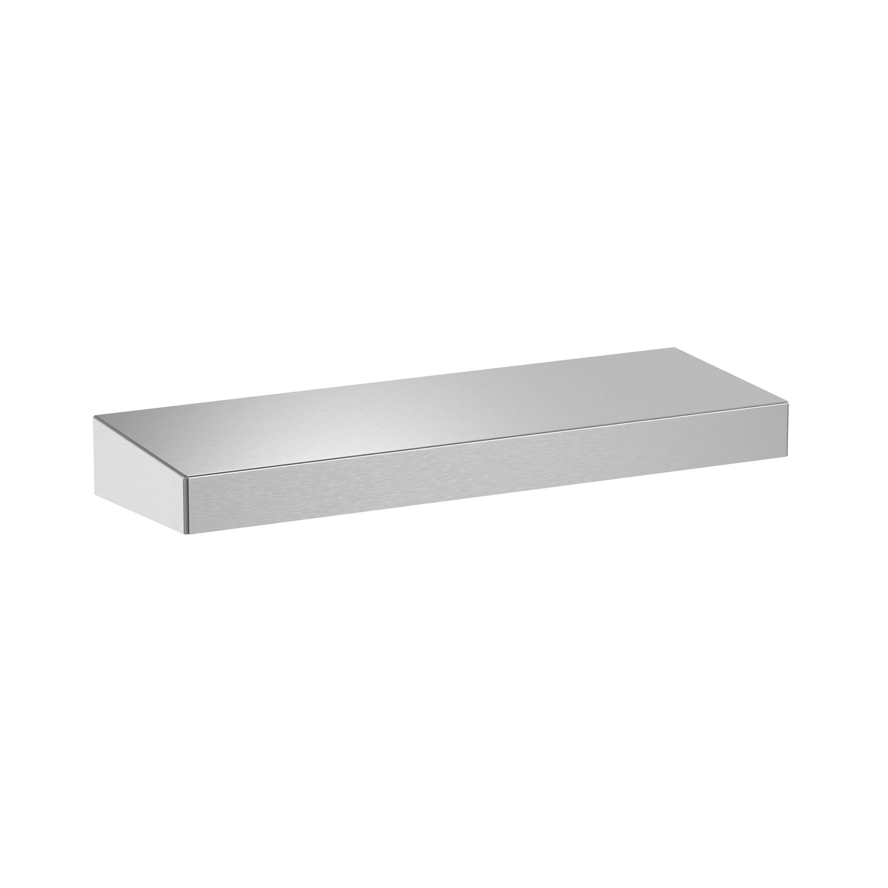 Display product Radius | Satin Stainless Steel Shelf / Large from manufacturer The Splash Lab